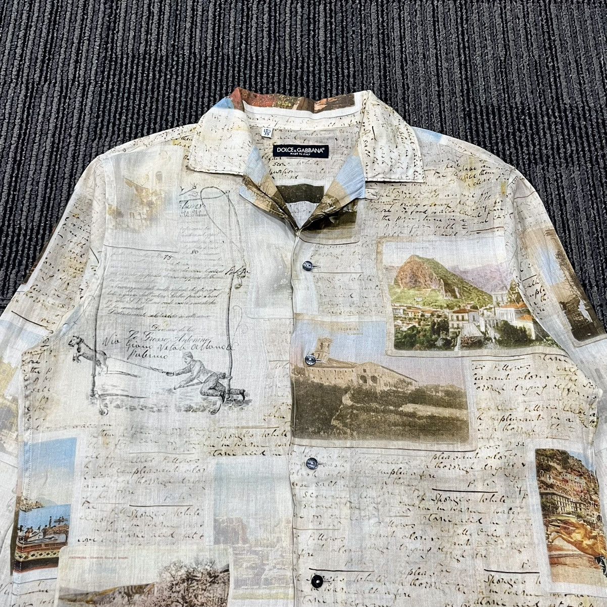 Dolce & Gabbana RARE Dolce&Gabbana Linen shirt Size US M / EU 48-50 / 2 - 3 Thumbnail