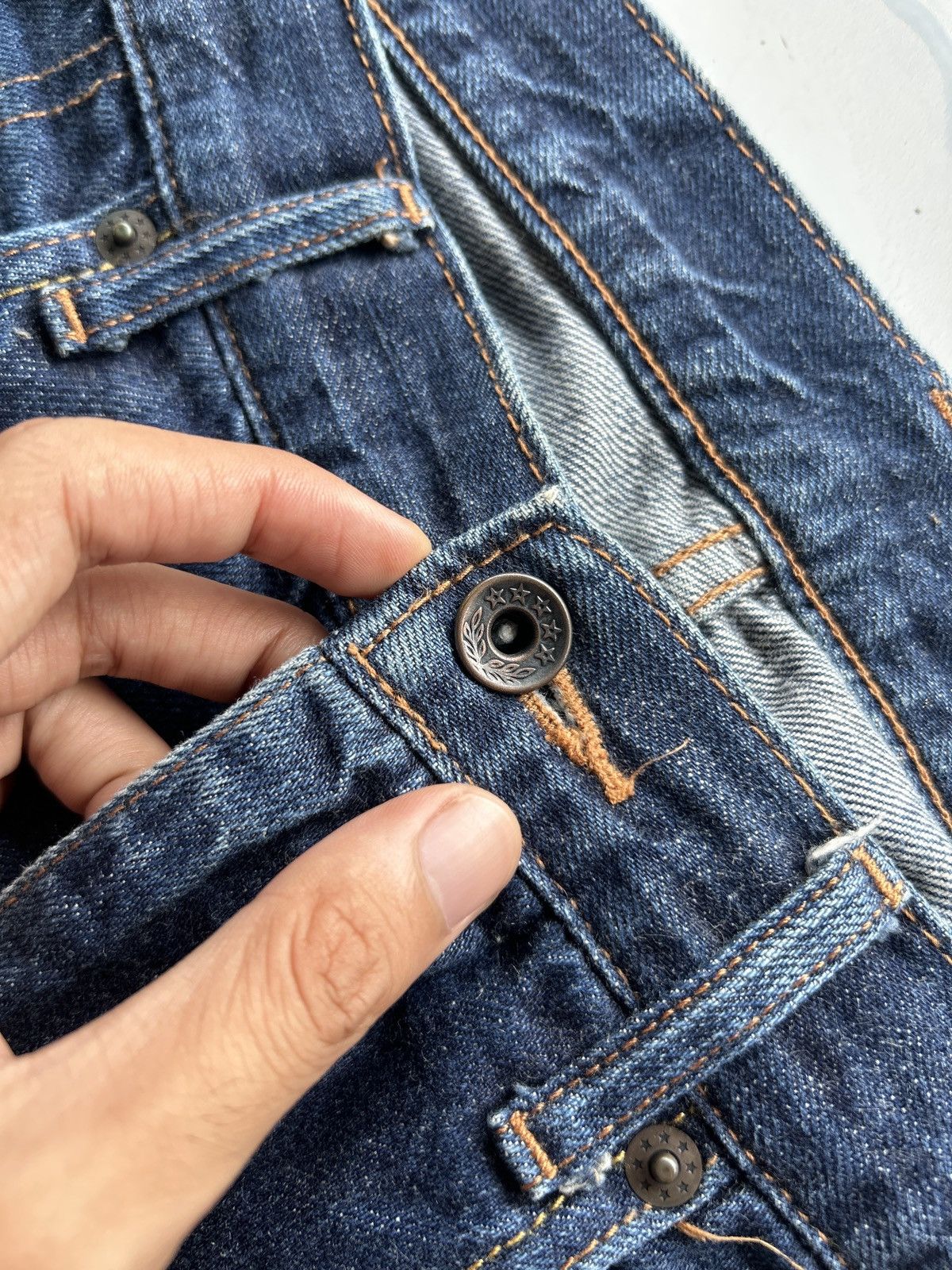 Japanese Brand Dessin Untitled Selvedge distressed denim Size US 32 / EU 48 - 17 Thumbnail
