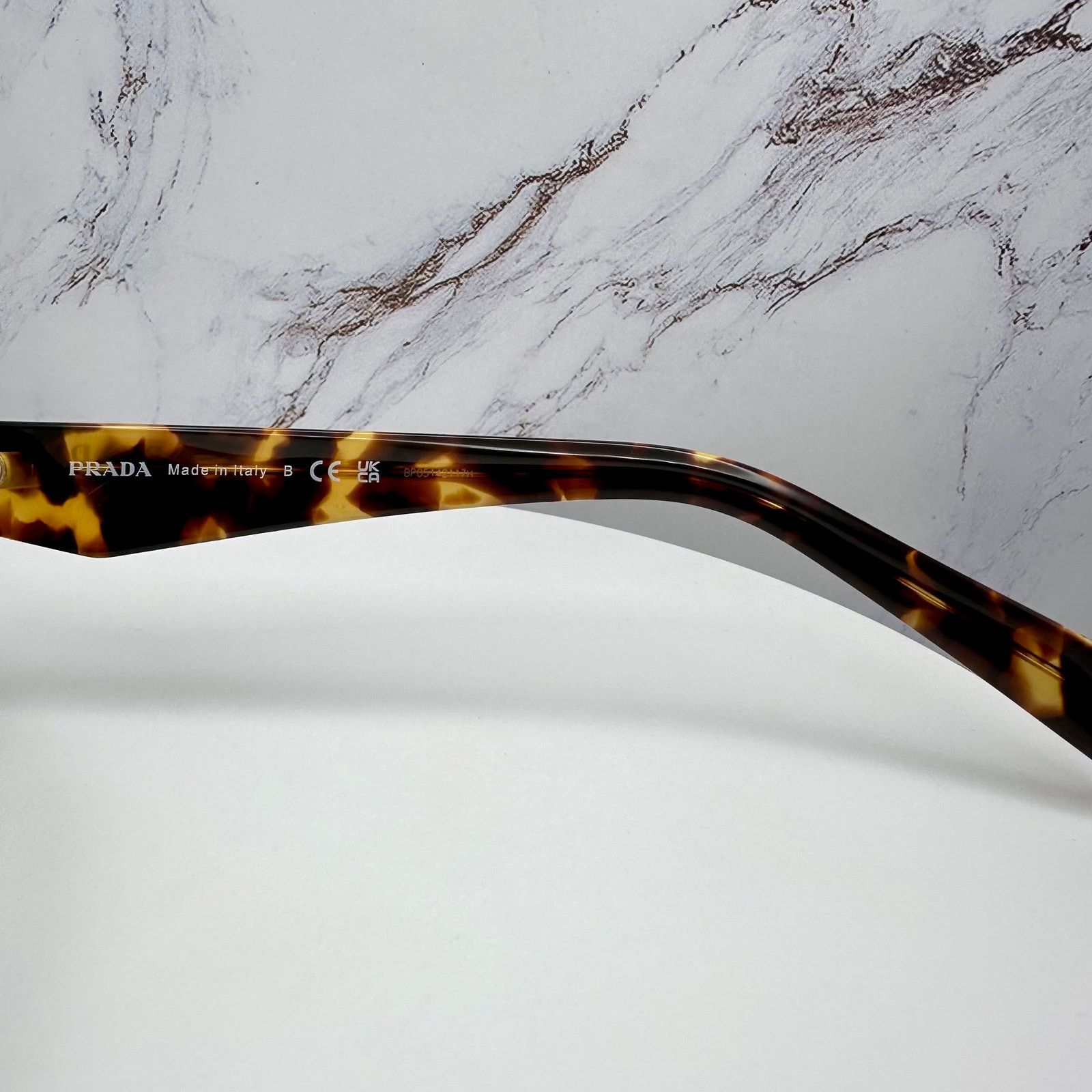 Prada PRADA New Sunglasses Symbole Logo Brown Tortoise Cat Eye Size ONE SIZE - 8 Thumbnail