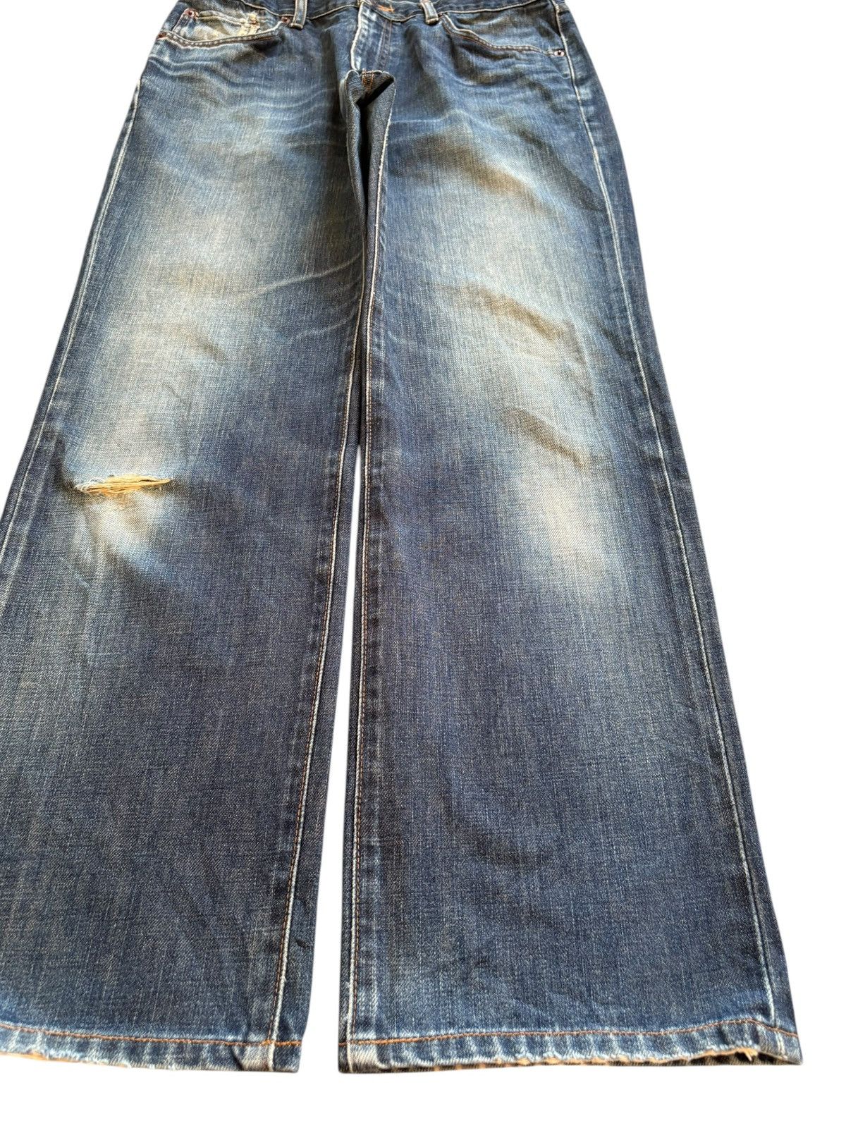 Edwin Vintage Edwin 503 Mud Wash Distressed Loose Baggy Jeans Size US 32 / EU 48 - 7 Thumbnail