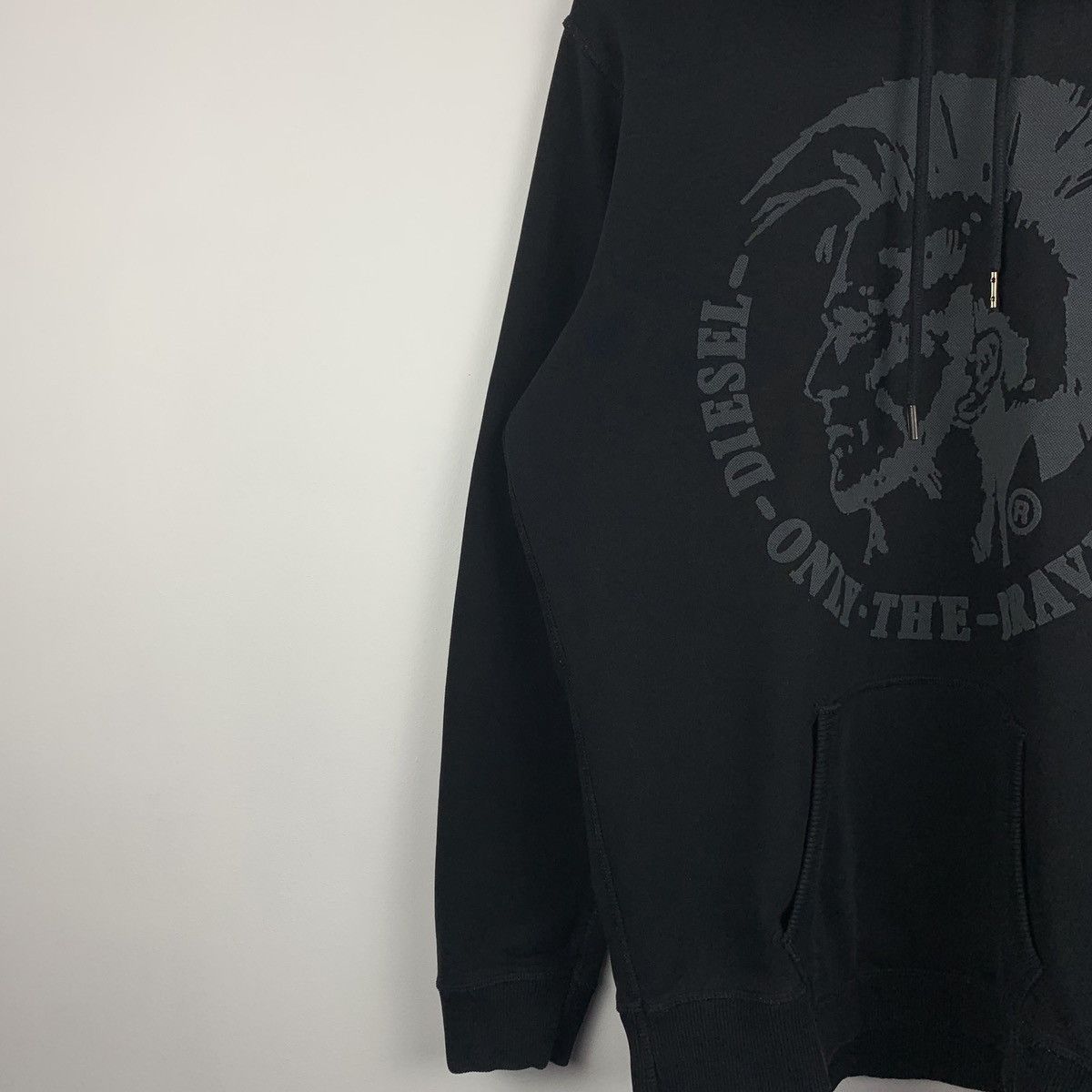 Diesel Diesel black hoodie big logo Y2K avant garde size M Size US M / EU 48-50 / 2 - 4 Thumbnail