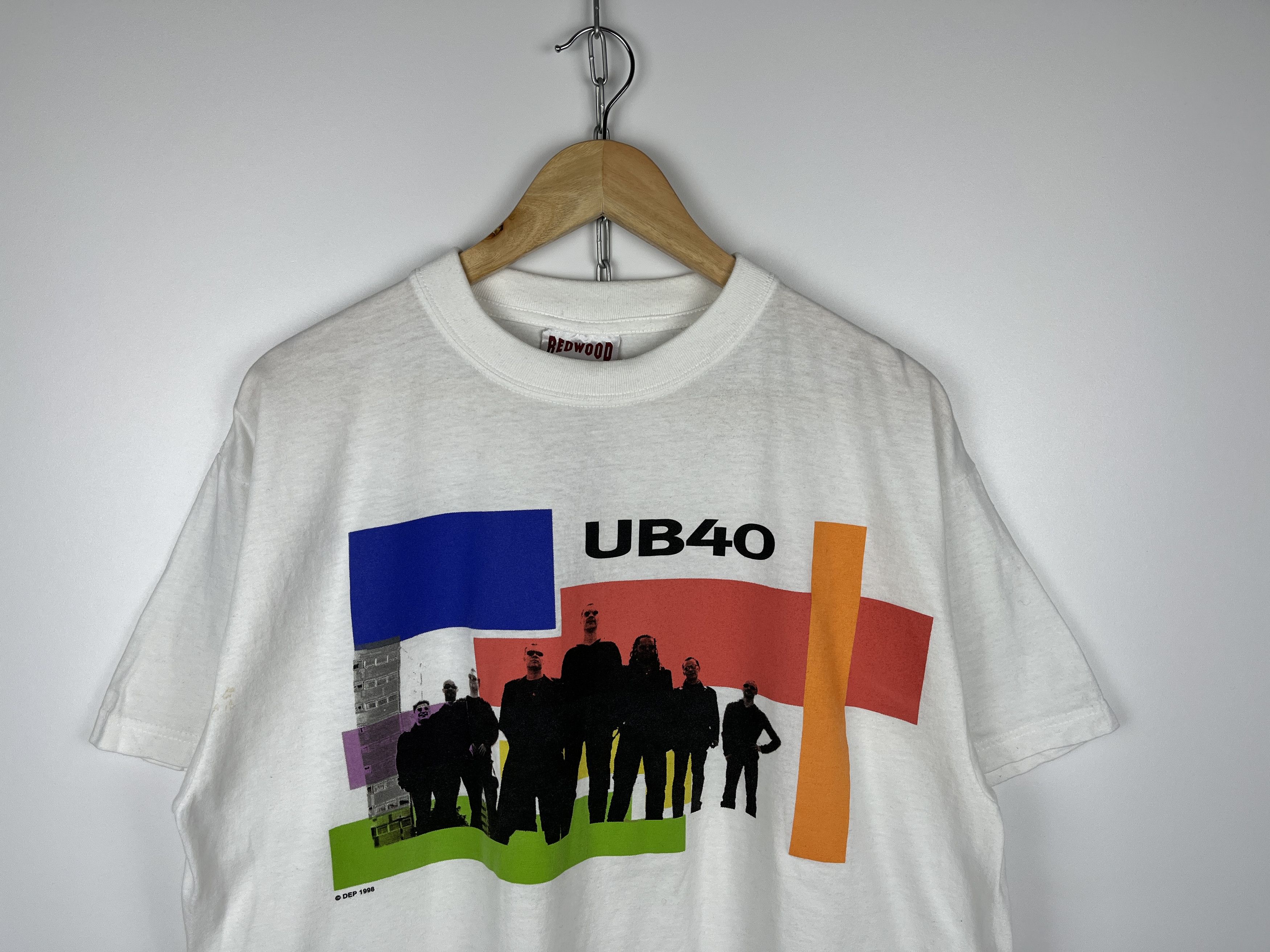 Band Tees × Vintage Vintage UB40 World Tour 1998 Men's T-shirt 90s Size US XL / EU 56 / 4 - 3 Thumbnail