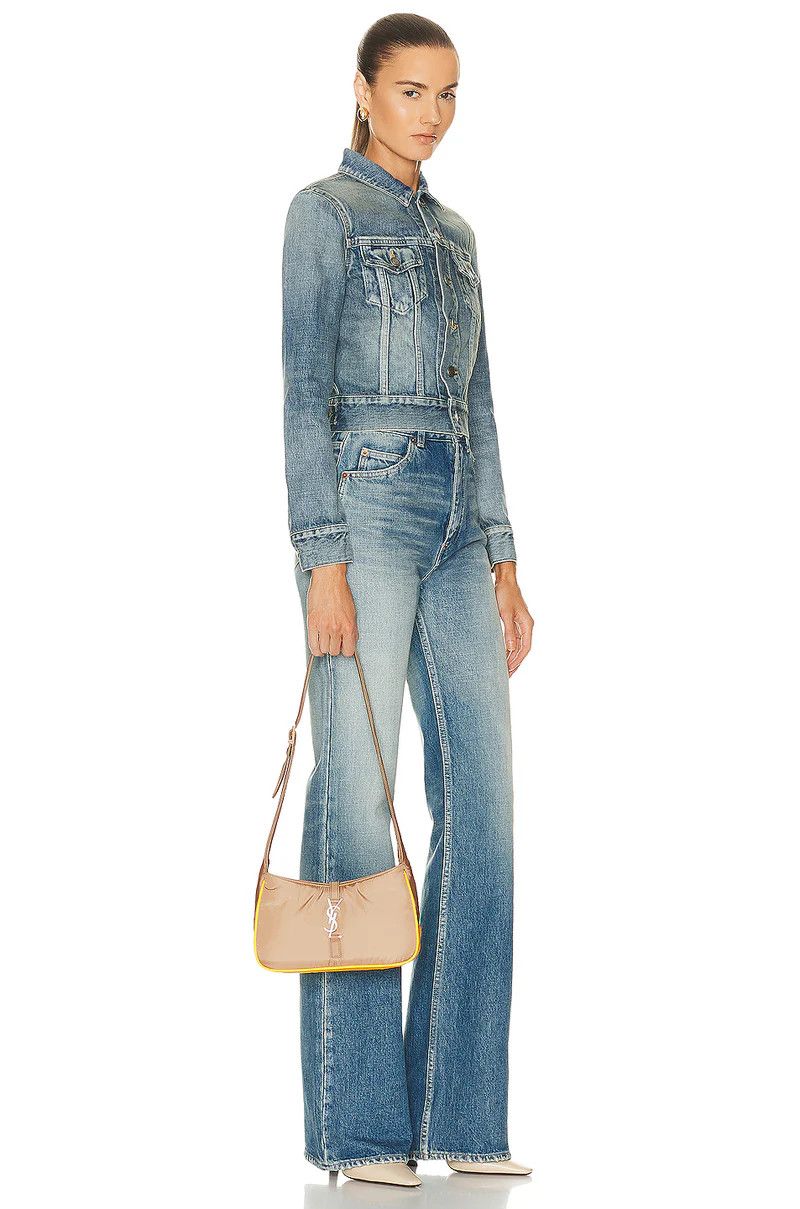 Saint Laurent Paris o1b1hav111224 Size: OS / LE 5 À 7 Crossbody Bag in Beige Size ONE SIZE - 3 Thumbnail
