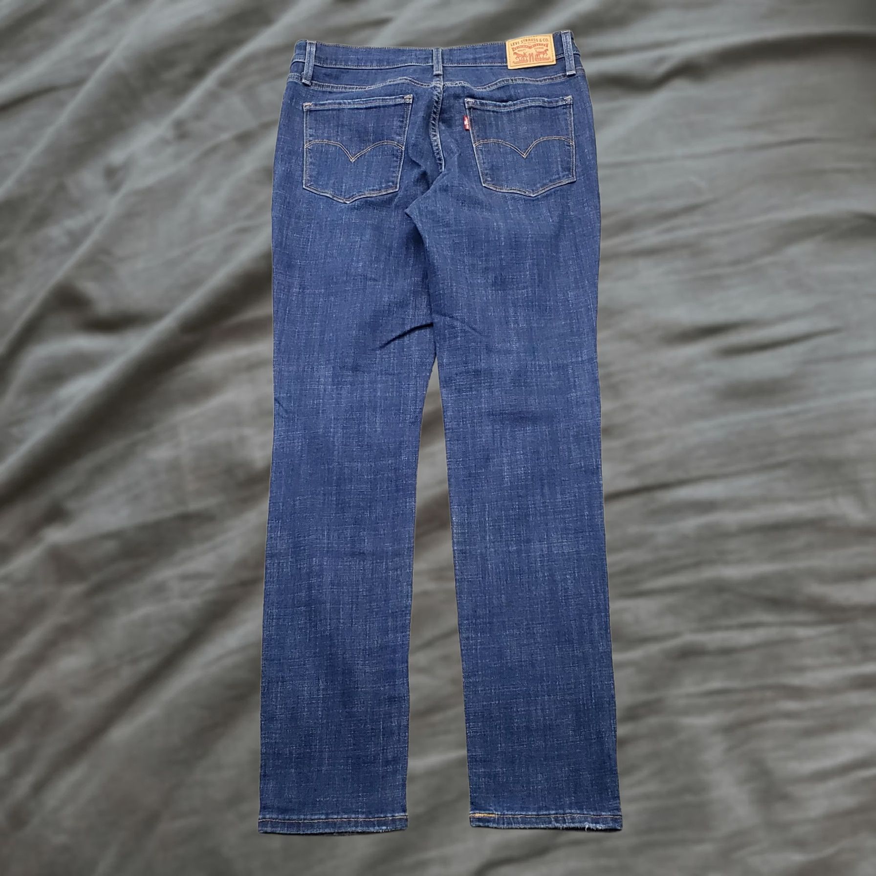 Levi's Levi's 311 Shaping Skinny Jeans Womens 29 Blue Denim Whiskered Distressed Medium 5-Pocket Inseam 28" Size: Womens 29 Size 29" - 1 Thumbnail