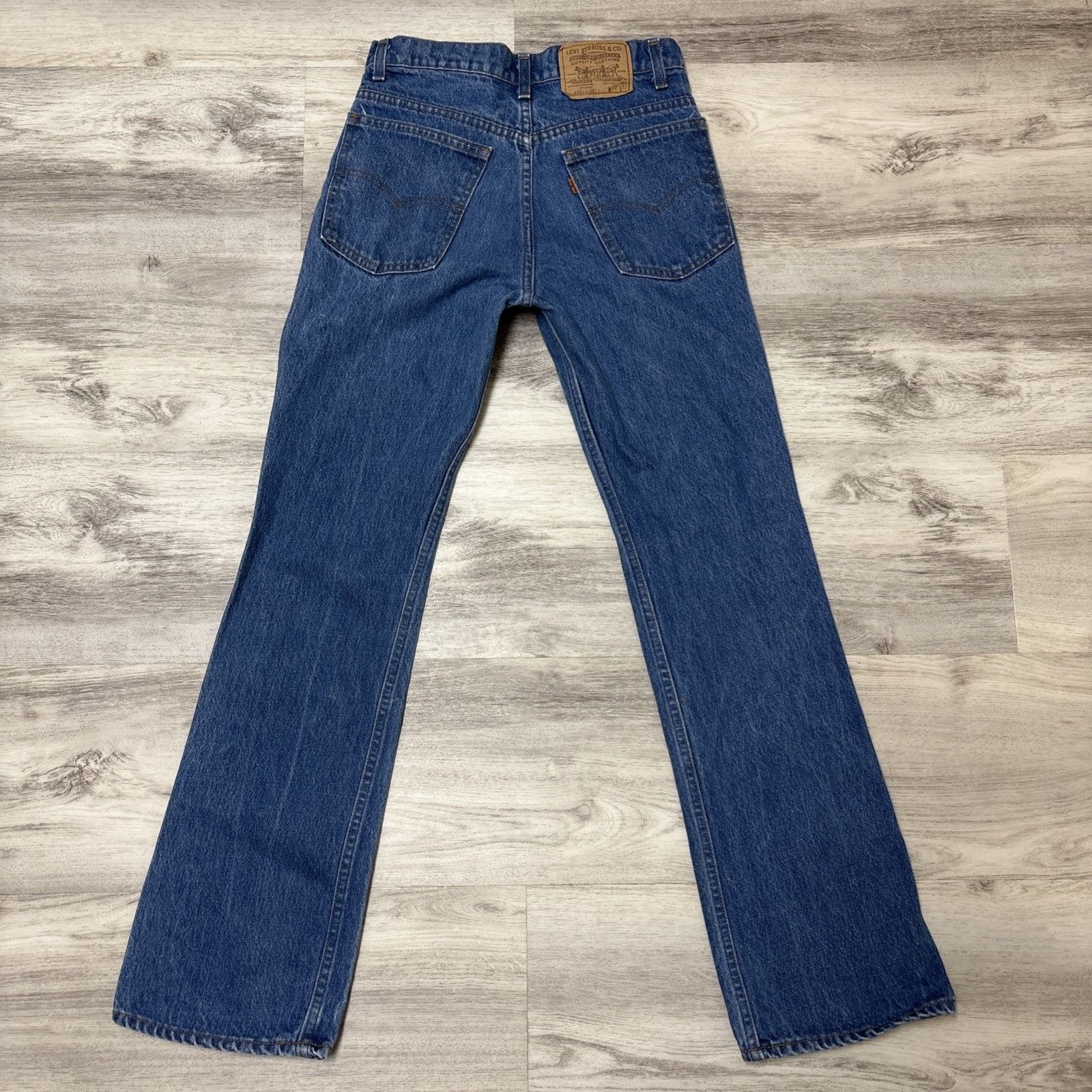 Levi's Vintage Levis 517 Jeans Mens 30x32 Blue Boot Cut Orange Tab Size US 30 / EU 46 - 1 Thumbnail