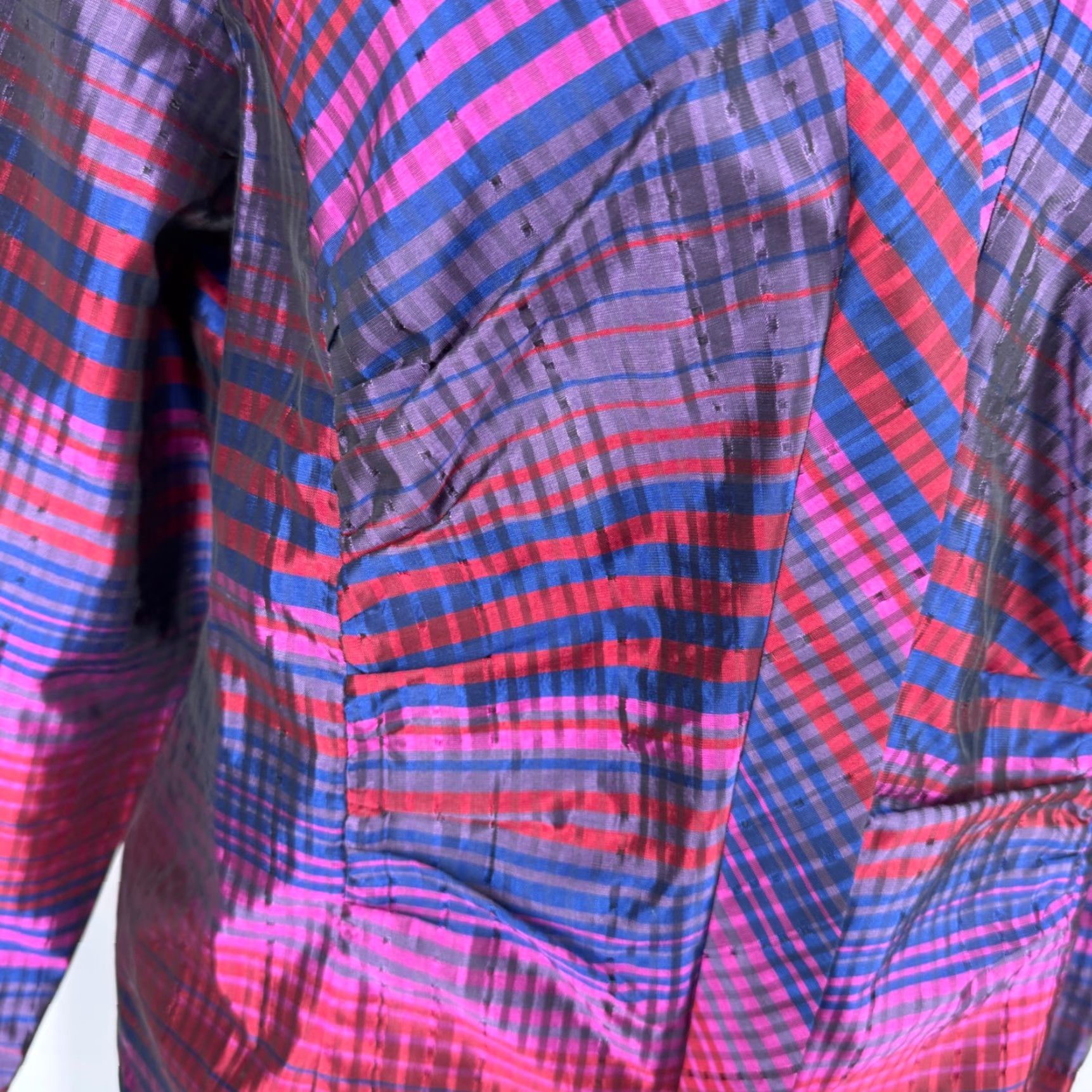 Coldwater Creek Coldwater Creek Silk Blend Zip Jacket L Multicolor Long Sleeve Mens? Size US L / EU 52-54 / 3 - 4 Thumbnail