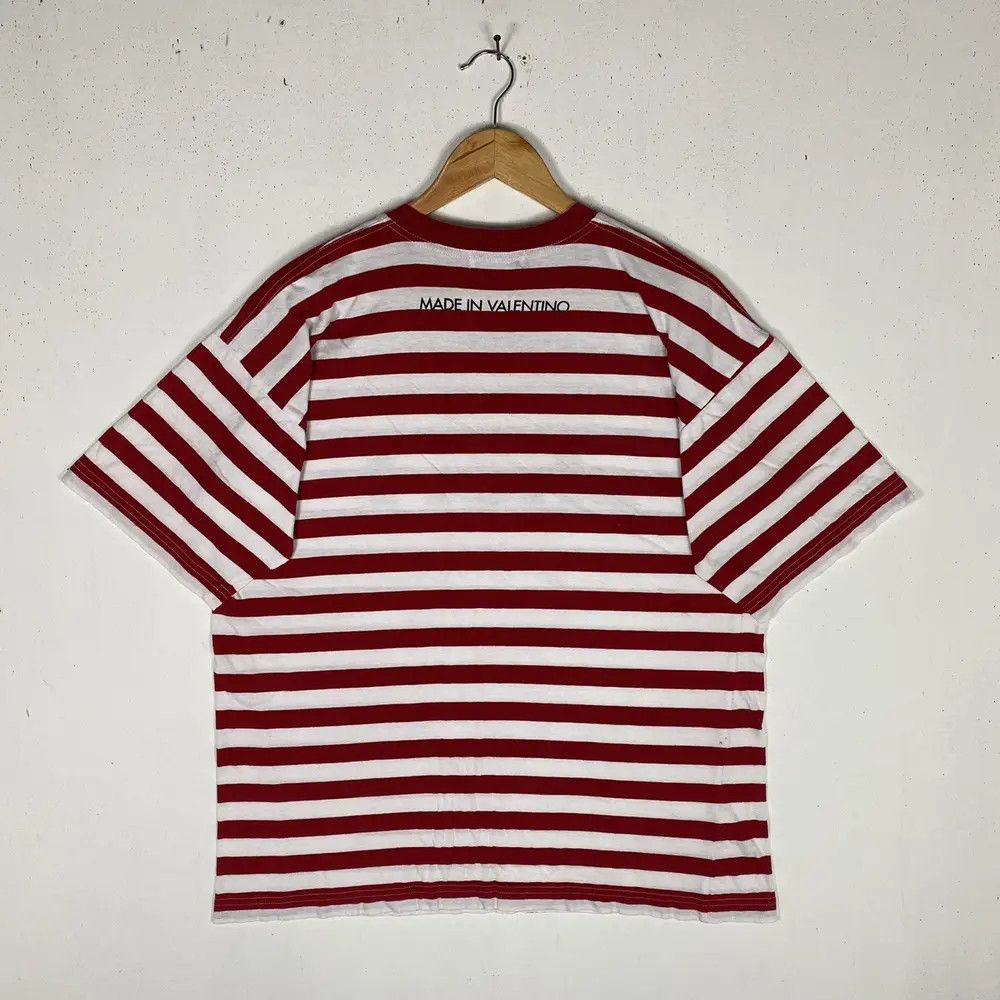 Valentino VINTAGE 90's VALENTINO STUDIO STRIPED TEE Size US L / EU 52-54 / 3 - 7 Thumbnail