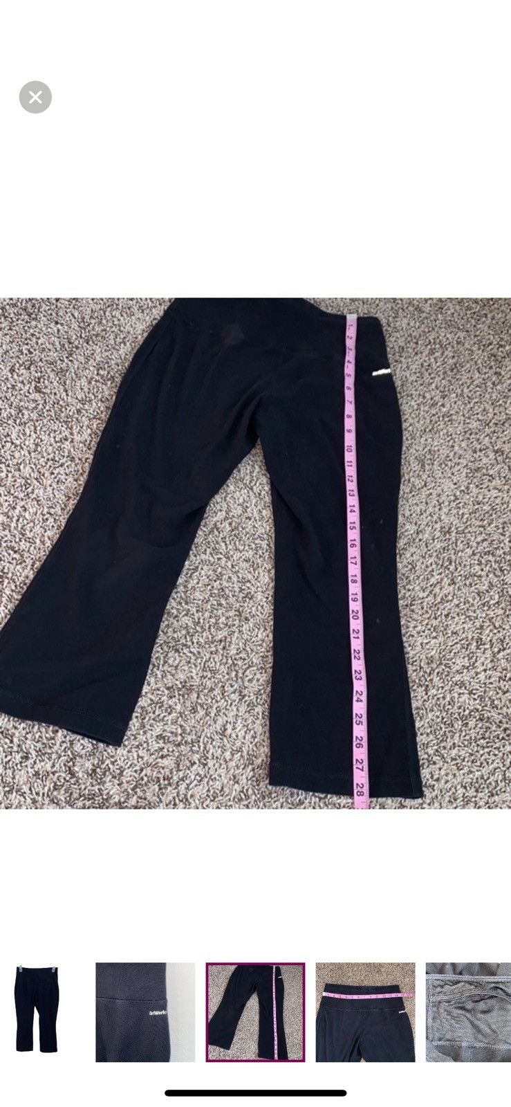 Athletic Works Athletic works XS core active cropped leggings Size 26" / US 2 / IT 38 - 5 Thumbnail