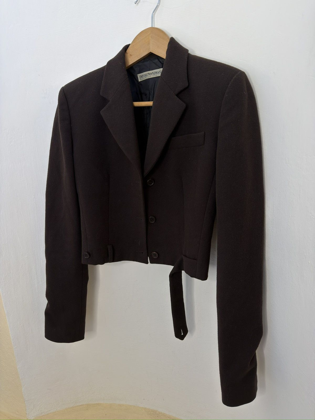 Emporio Armani SS99 Vintage Emporio Armani Wool Blazer Woman‘s Size S Size S / US 4 / IT 40 - 3 Thumbnail