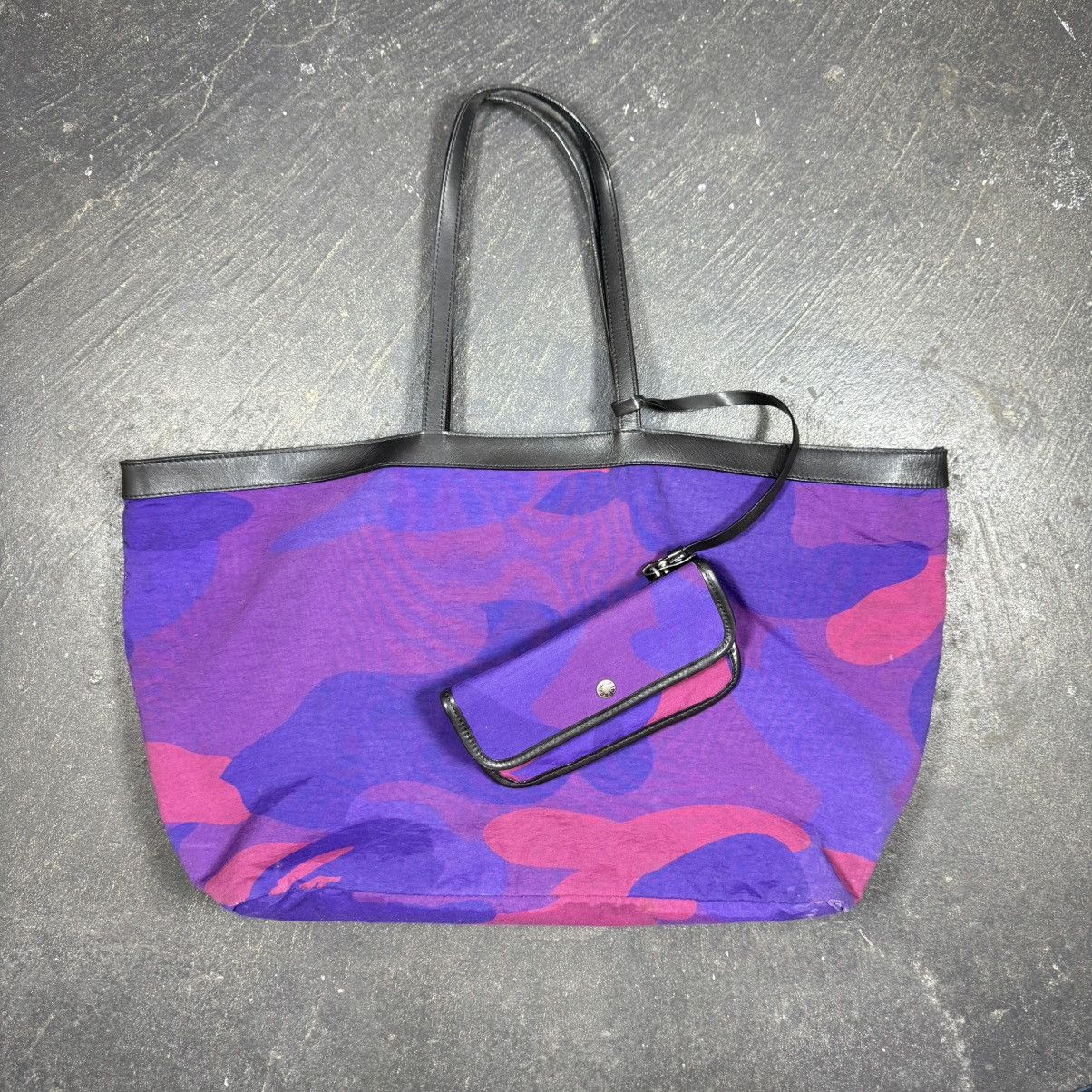Bape Purple Camo Tote Bag, Men's