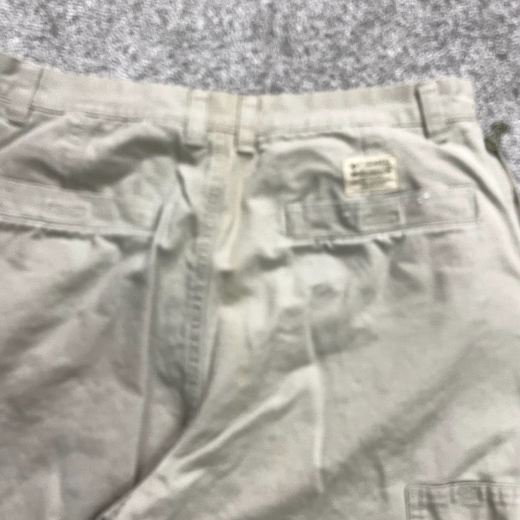 Vintage Columbia Carpenter Pants Men 34 Beige Straight Leg Cotton Work 32x30 Size US 34 / EU 50 - 6 Thumbnail