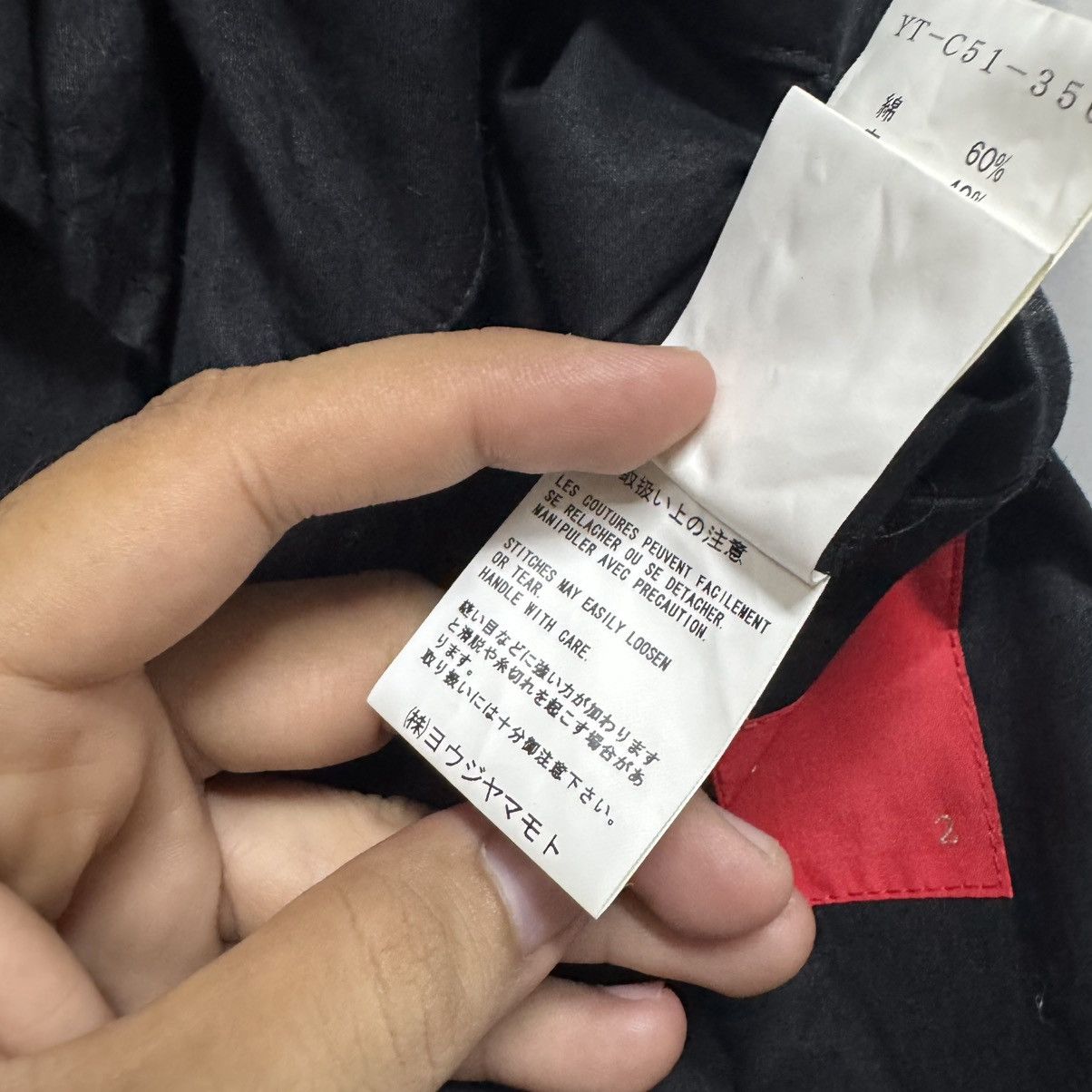Yohji Yamamoto Vtg🔥Y’s Red Label Black Trench Coat Bondage Double Breasted Size US M / EU 48-50 / 2 - 25 Thumbnail