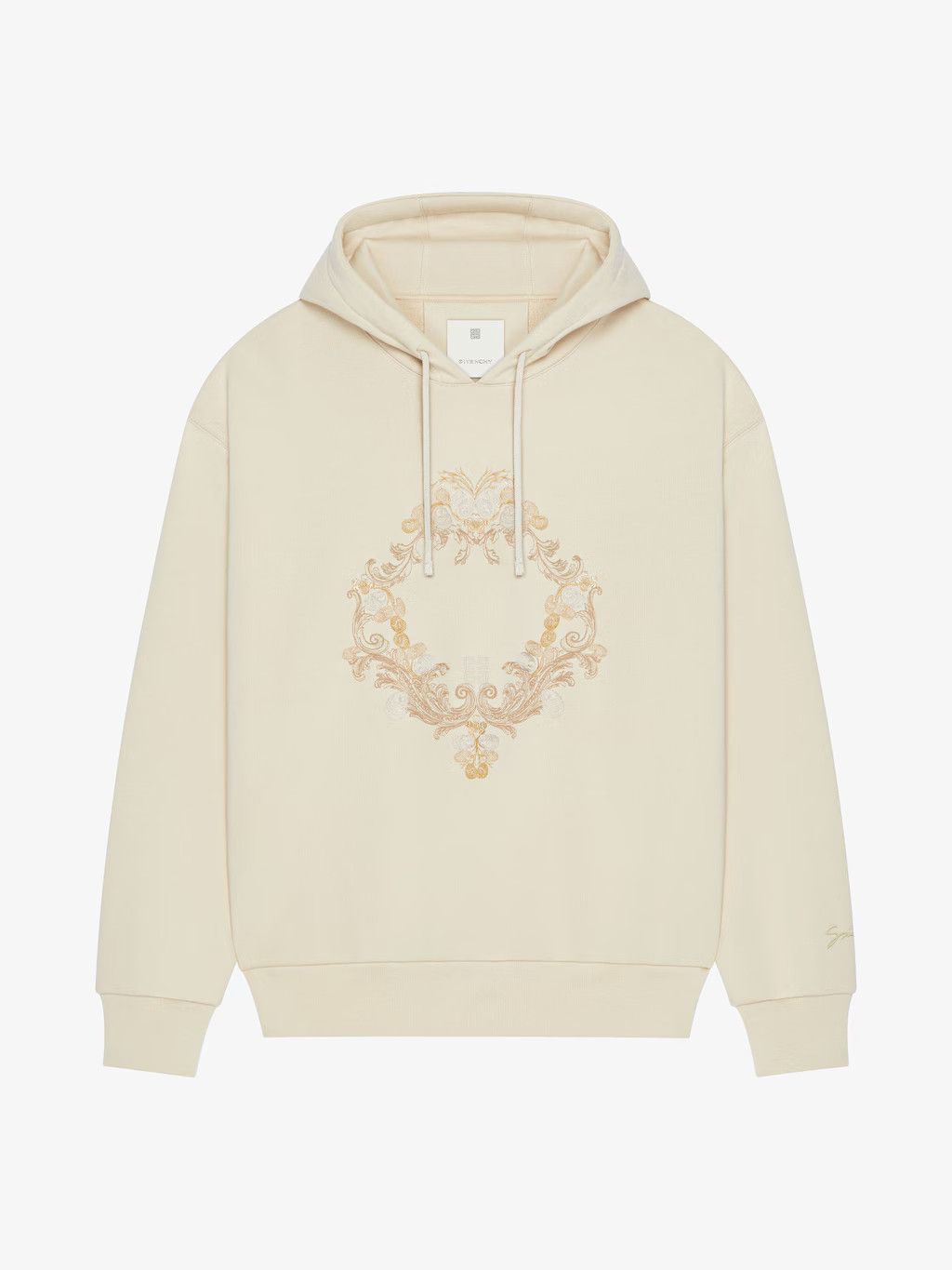 Givenchy o1w1db10325 Boxy Fit Hoodie With Pocket Base in Clay Size US XS / EU 42 / 0 - 1 Thumbnail