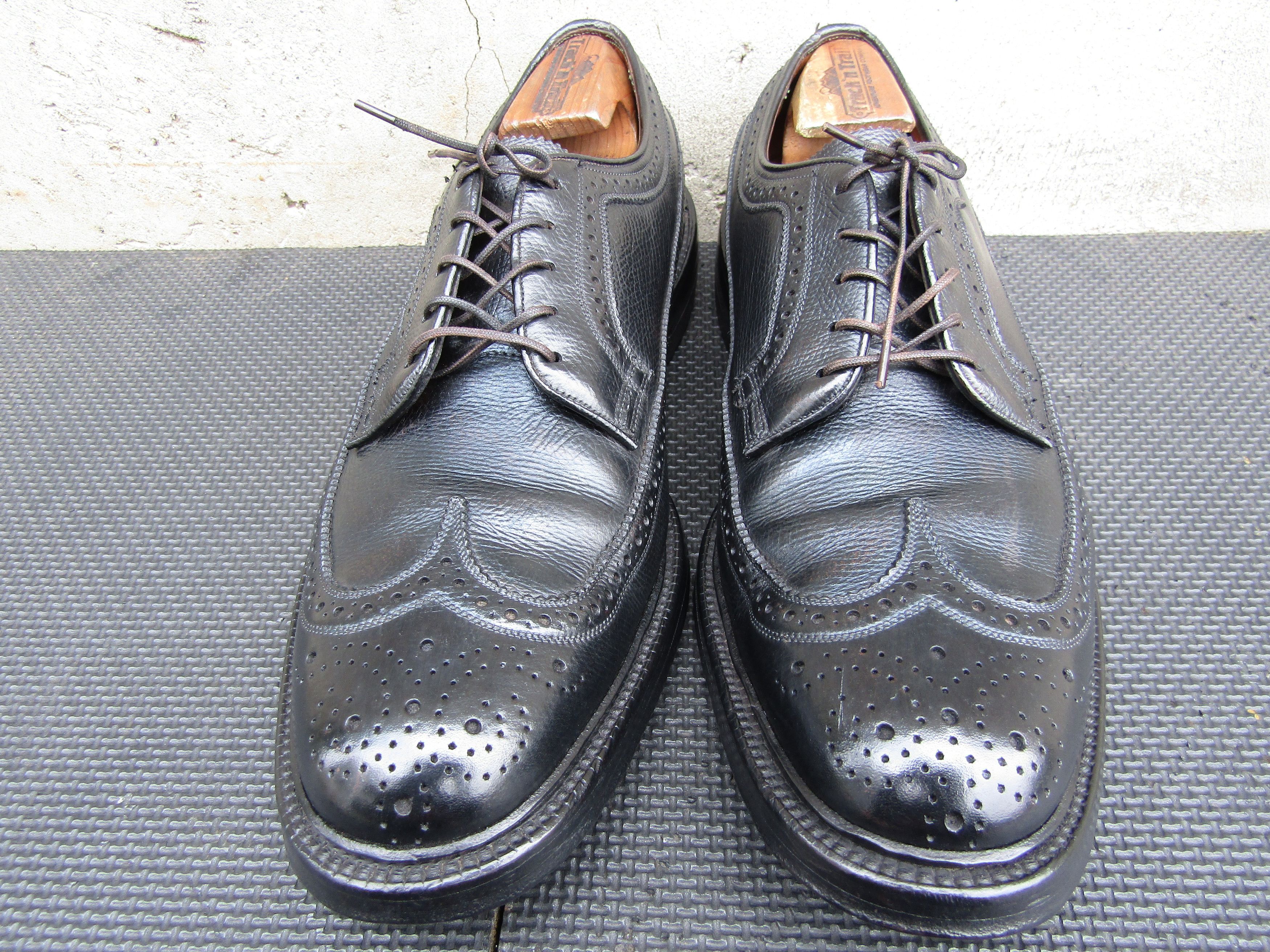 Florsheim FLORSHEIM Imperial Pebble Kenmoor 5 Nail V Cleat Wingtip Size US 10 / EU 43 - 4 Thumbnail