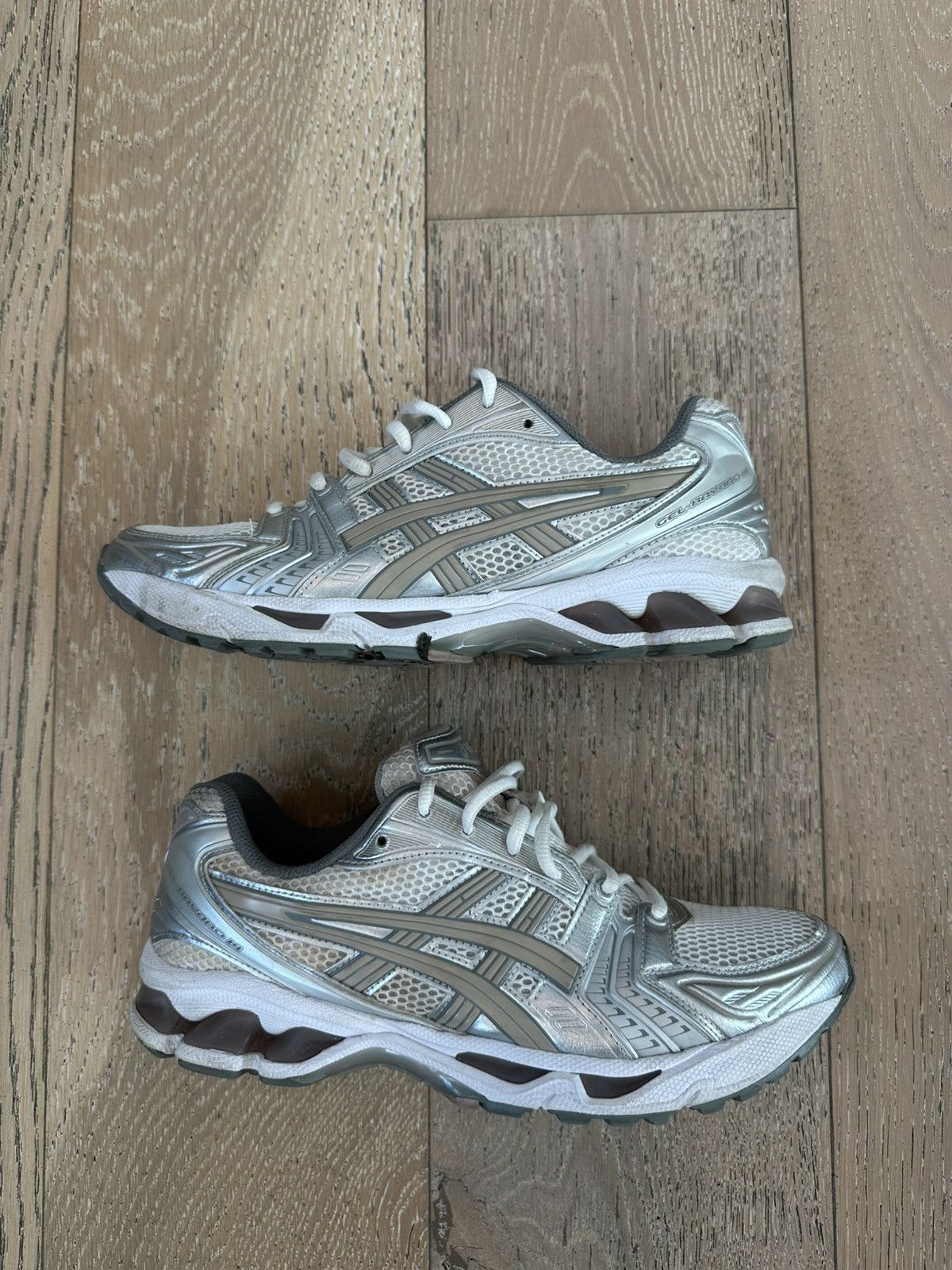 Asics ASICS Gel-Kayano 14 White Moonrock Size US 10 / EU 43 - 4 Thumbnail