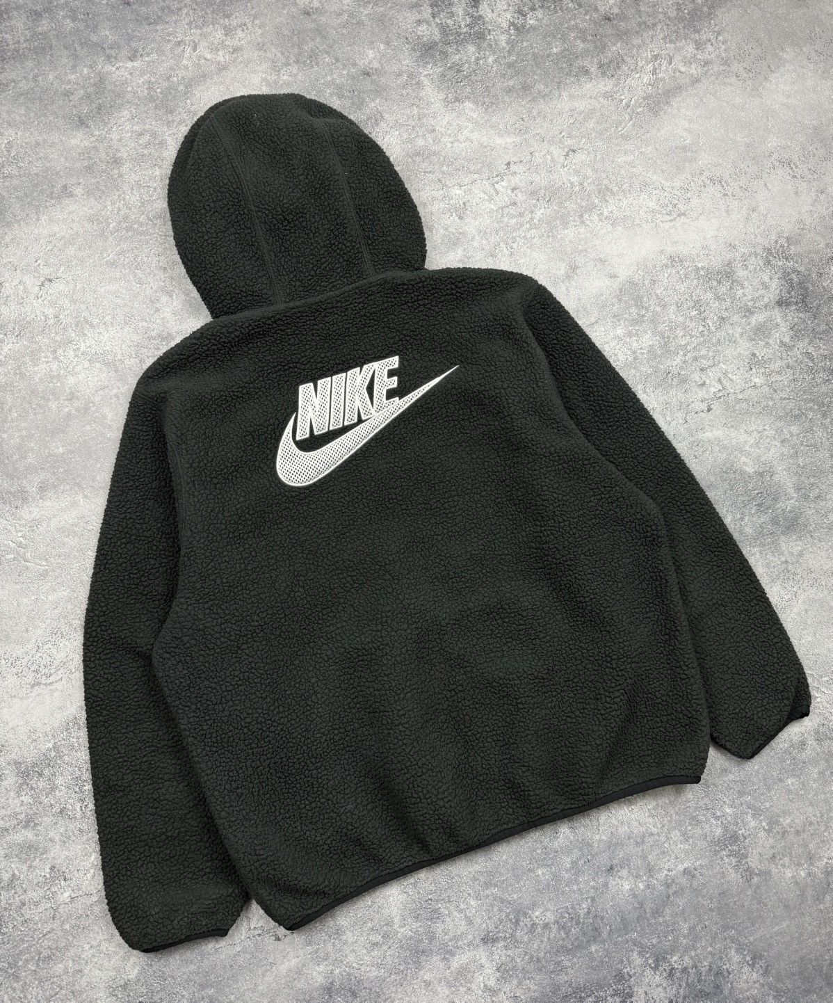 Nike Nike Sherpa Fleece Hoodie Ninja Anorak Jacket Size US XL / EU 56 / 4 - 13 Thumbnail