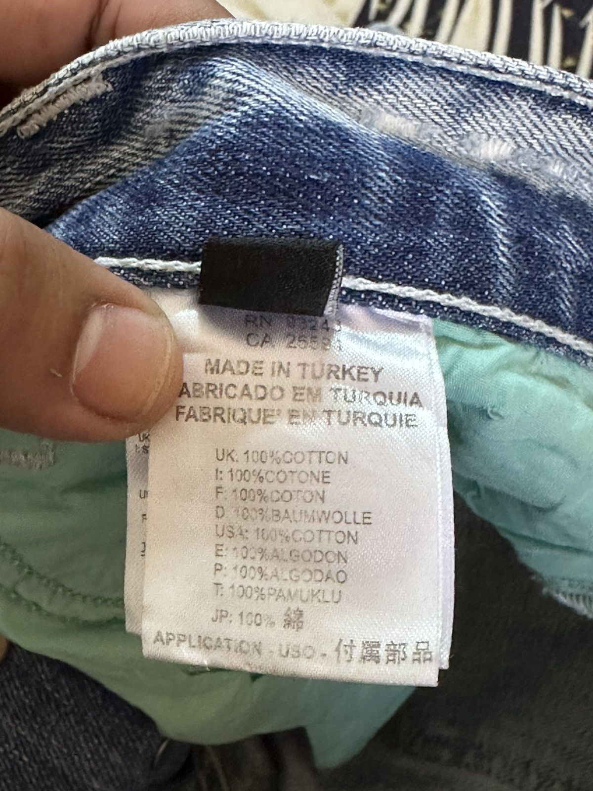 55DSL Vintage 55DSL Faded Ripped Distressed Denim Size US 30 / EU 46 - 9 Thumbnail
