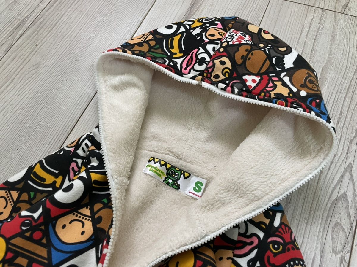Japanese Brand × Vintage Y2K Hoodie Full Zip Bape Baby Milo Style Size US S / EU 44-46 / 1 - 13 Thumbnail