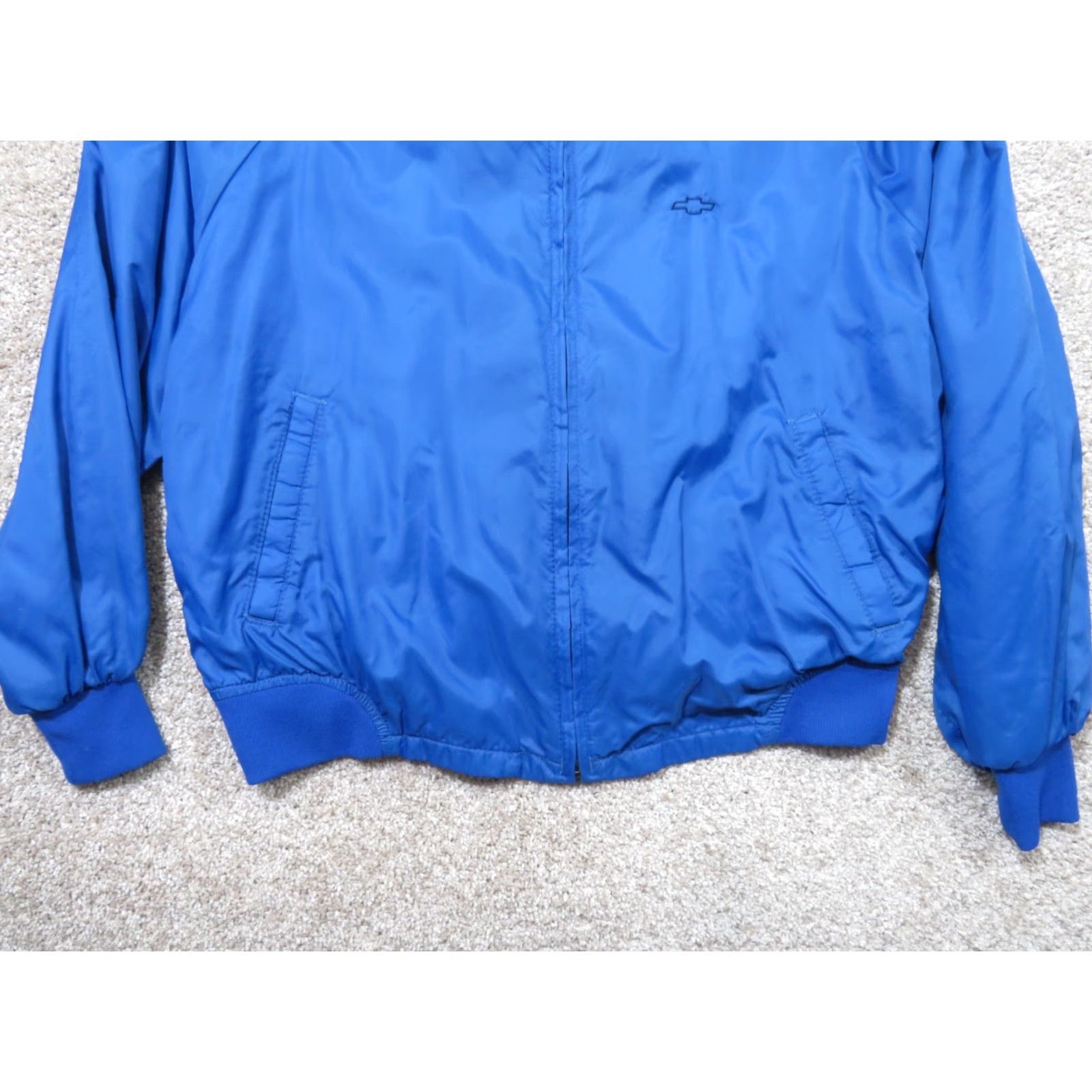 Vintage VINTAGE Duckster Windbreaker Jacket Mens XL Blue Full Pockets Zip Front 80s 90s USA Golf Walking Casual Travel Workwear Lightweight Nylon Lining Size US XL / EU 56 / 4 - 2 Thumbnail