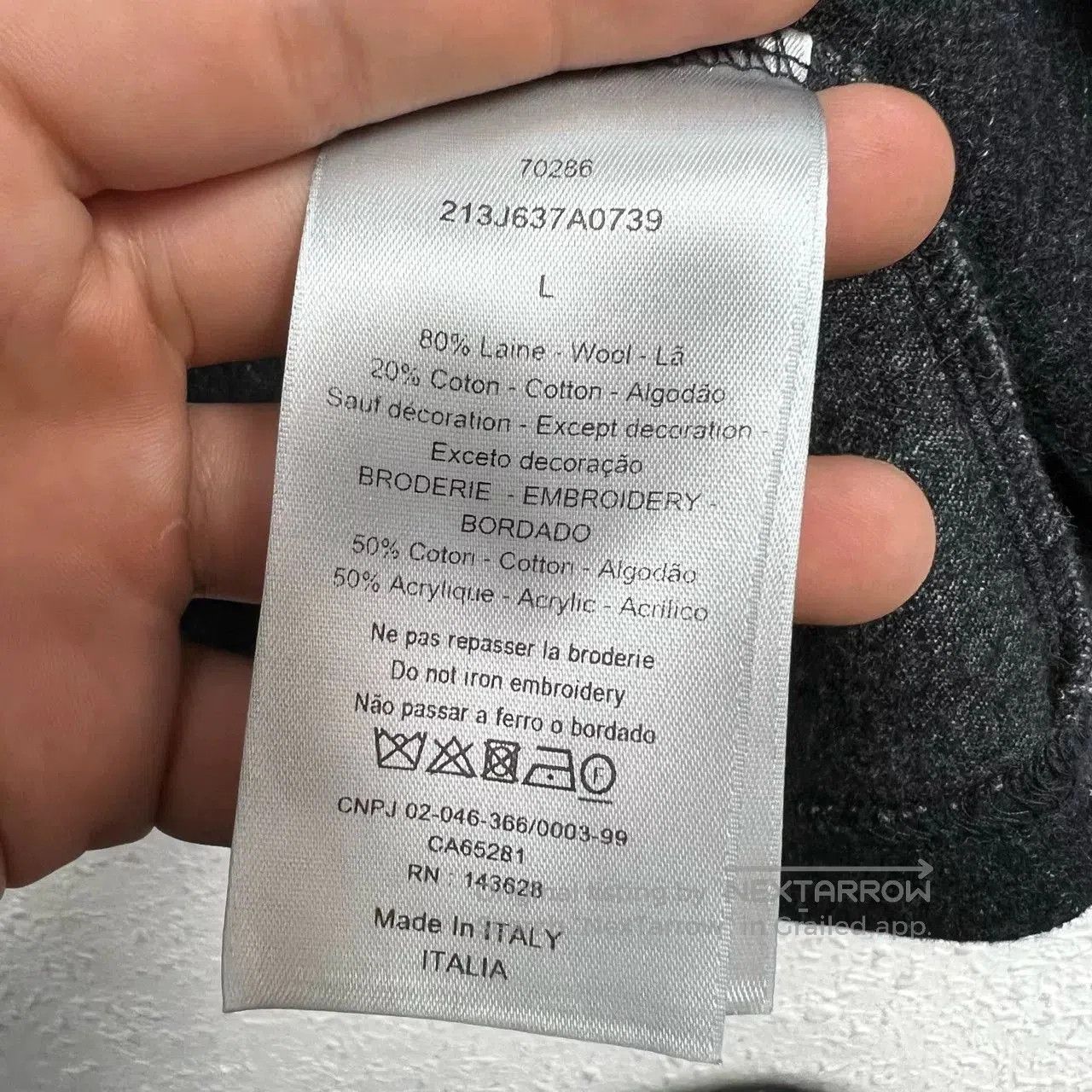 Dior DIOR Embroidered Pocket Wool Short. Size US L / EU 52-54 / 3 - 4 Thumbnail