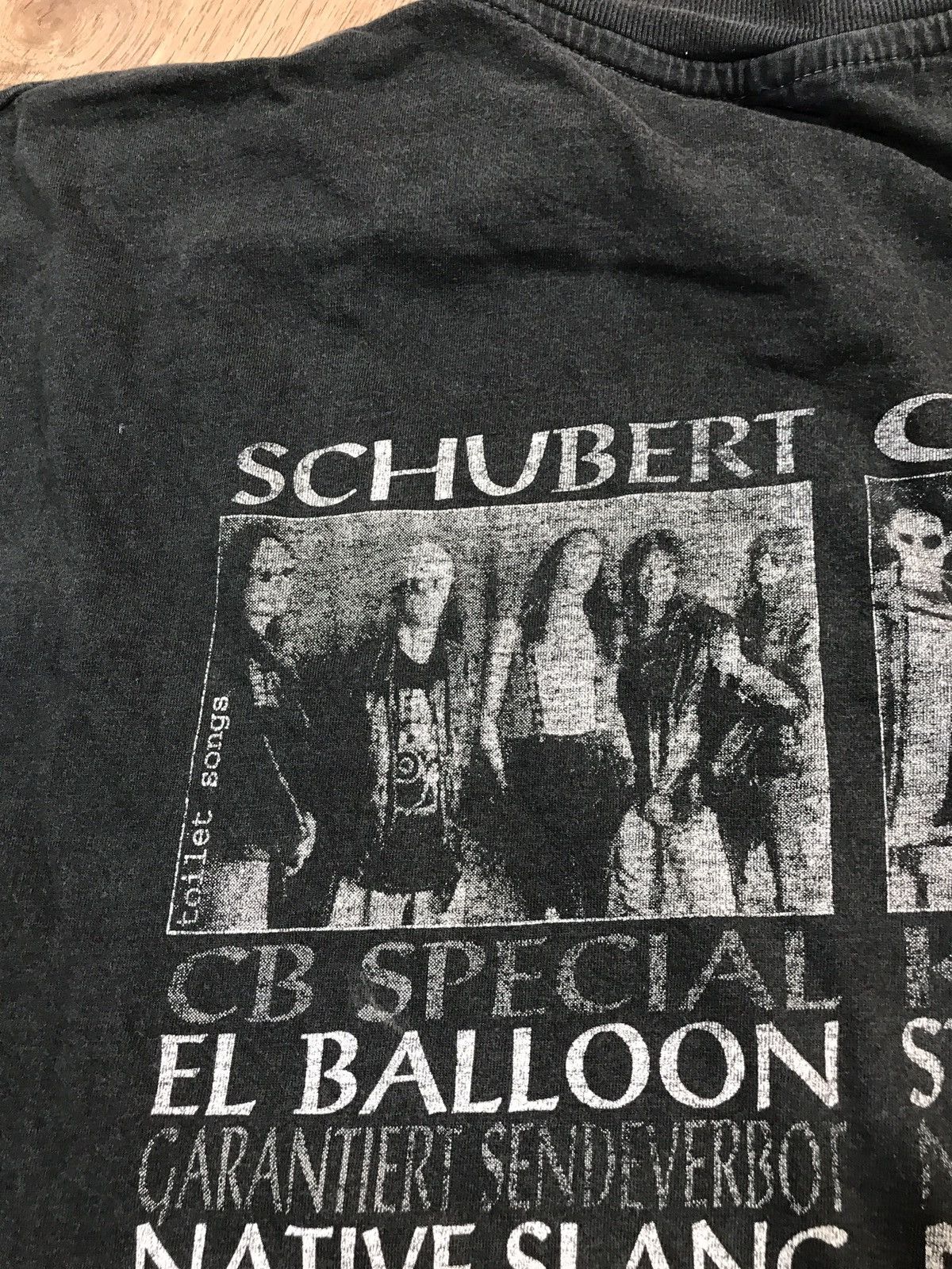 Band Tees × Vintage Vintage Schubert Toilet Soungs Rock T Shirt 90s Size US L / EU 52-54 / 3 - 11 Thumbnail