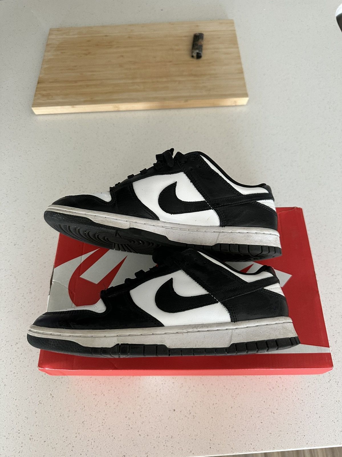 Nike Nike Dunk Low Retro White Black Panda Size US 7.5 / EU 40-41 - 2 Thumbnail