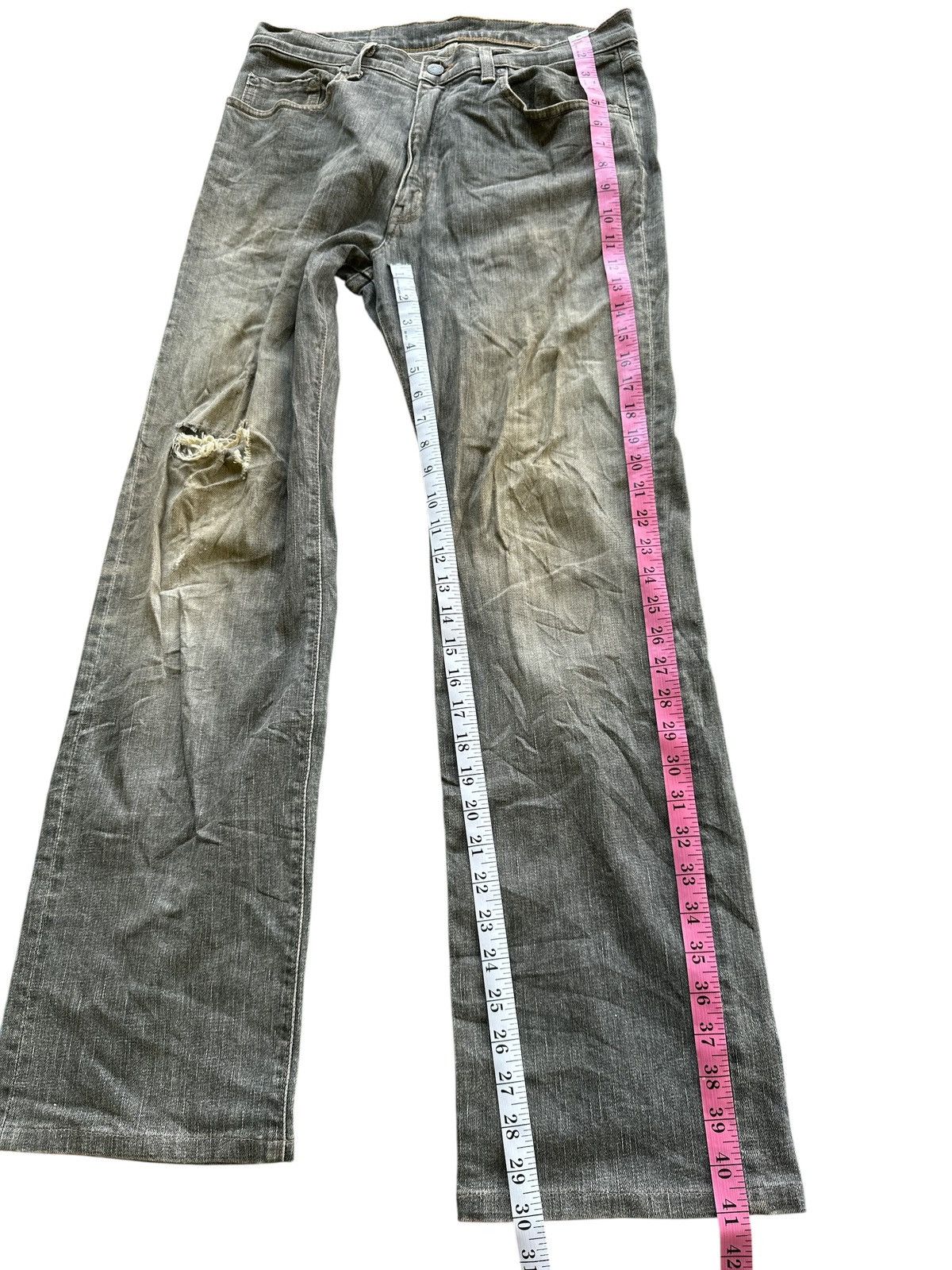 Kapital Vintage Big John Distress Denim 32x41. Size US 32 / EU 48 - 4 Thumbnail