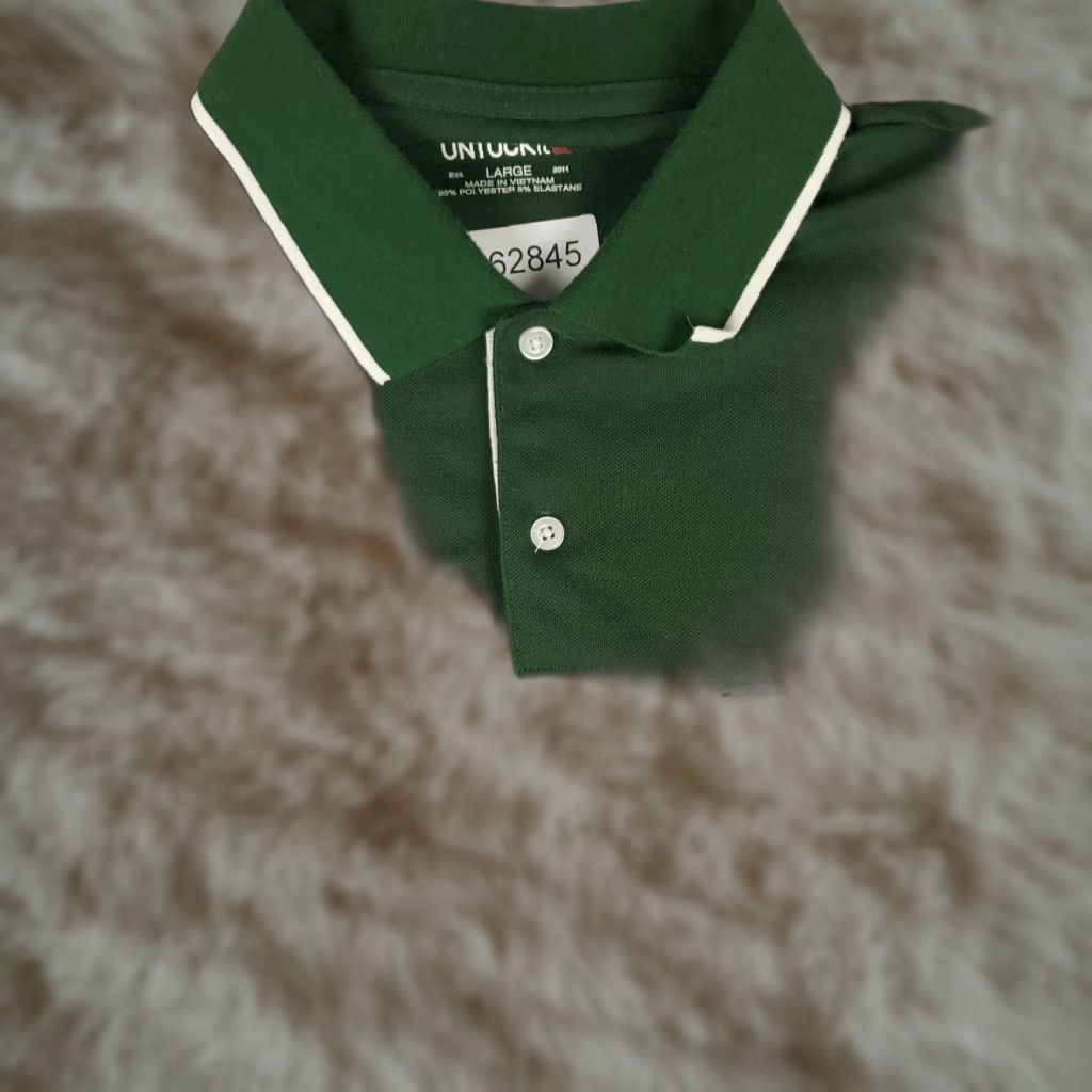 UNTUCKit UNTUCKit Polo Shirt Mens Large Green Polyester Golf Casual Short Sleeve Shirt Mens UNTUCKit Polo Size US L / EU 52-54 / 3 - 1 Thumbnail