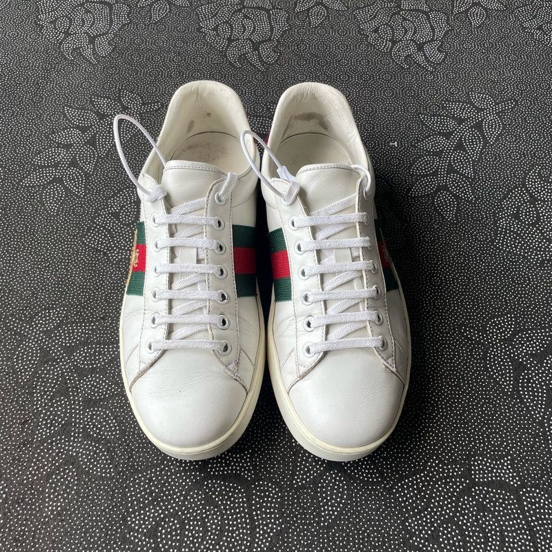 Gucci Gucci Ace Leather Fashion Sneakers for Men -2508 Size US 8 / EU 41 - 2 Thumbnail