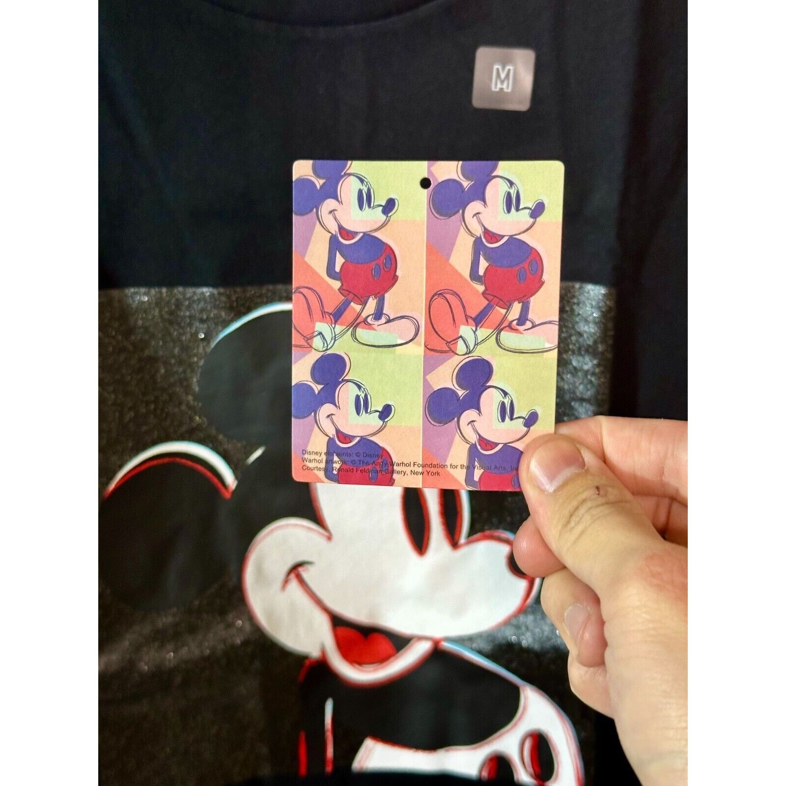 Andy Warhol Andy Warhol x Disney Mickey | Medium | UT | Brand New Size US M / EU 48-50 / 2 - 5 Thumbnail