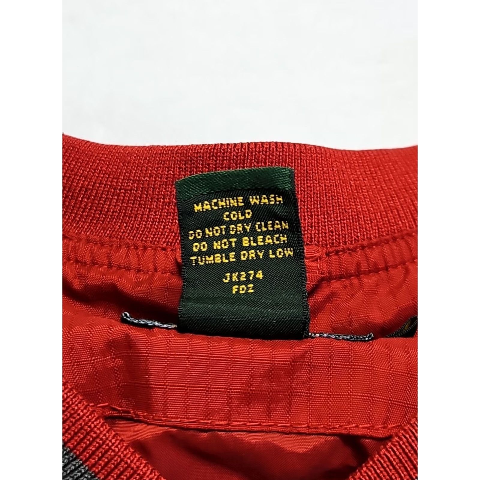 Vintage Cabela’s Pullover Windbreaker Jacket Mens Large Red Gray Nylon V-Neck Zip Drawstring Outdoor Windbreaker Size US L / EU 52-54 / 3 - 6 Thumbnail