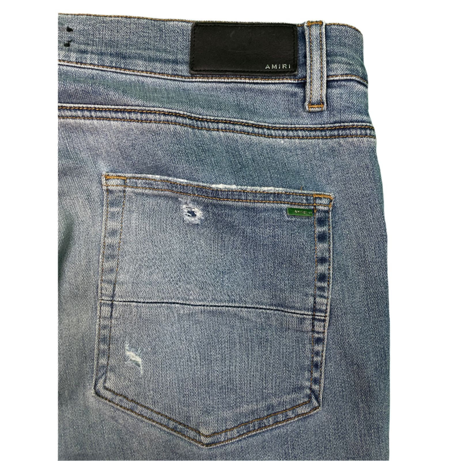 Amiri Amiri Thrasher Light Wash Blue Jeans Size US 36 / EU 52 - 6 Thumbnail