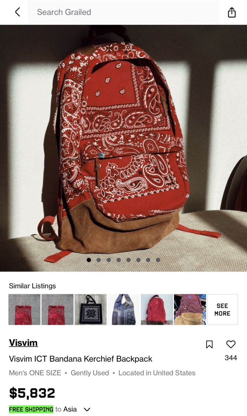 Visvim Visvim ICT Bandana 22L Backpack Size ONE SIZE - 3 Thumbnail