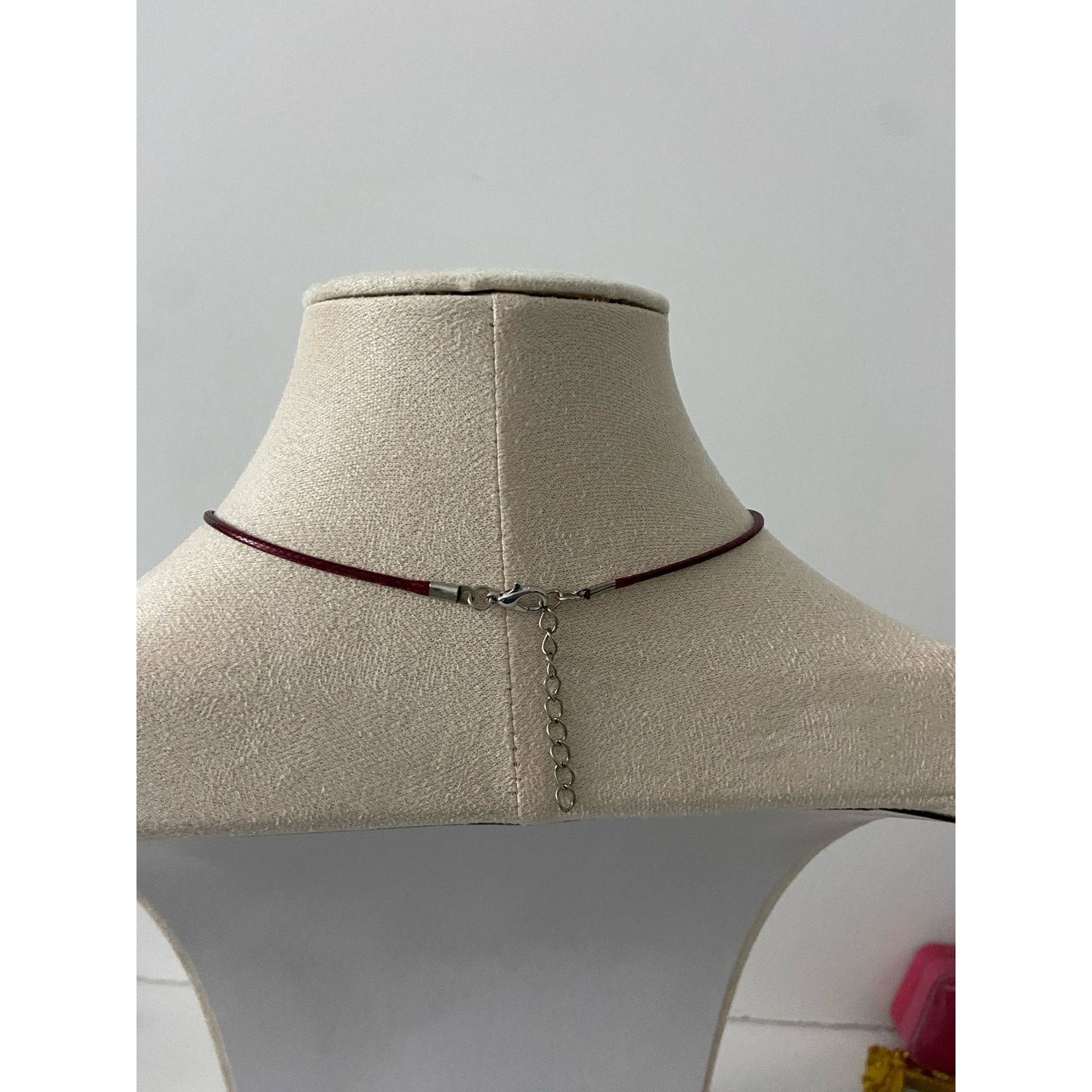 Other red tassel pendant necklace silver tone Size ONE SIZE - 3 Thumbnail