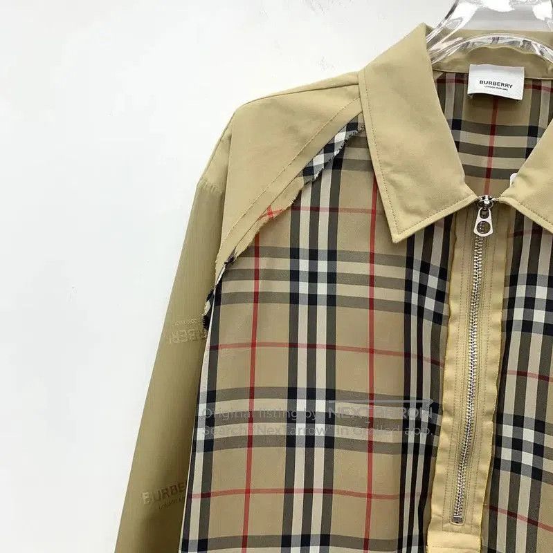 Burberry Burberry Brown Polyester Women's Jacket. Size L / US 10 / IT 46 - 3 Thumbnail