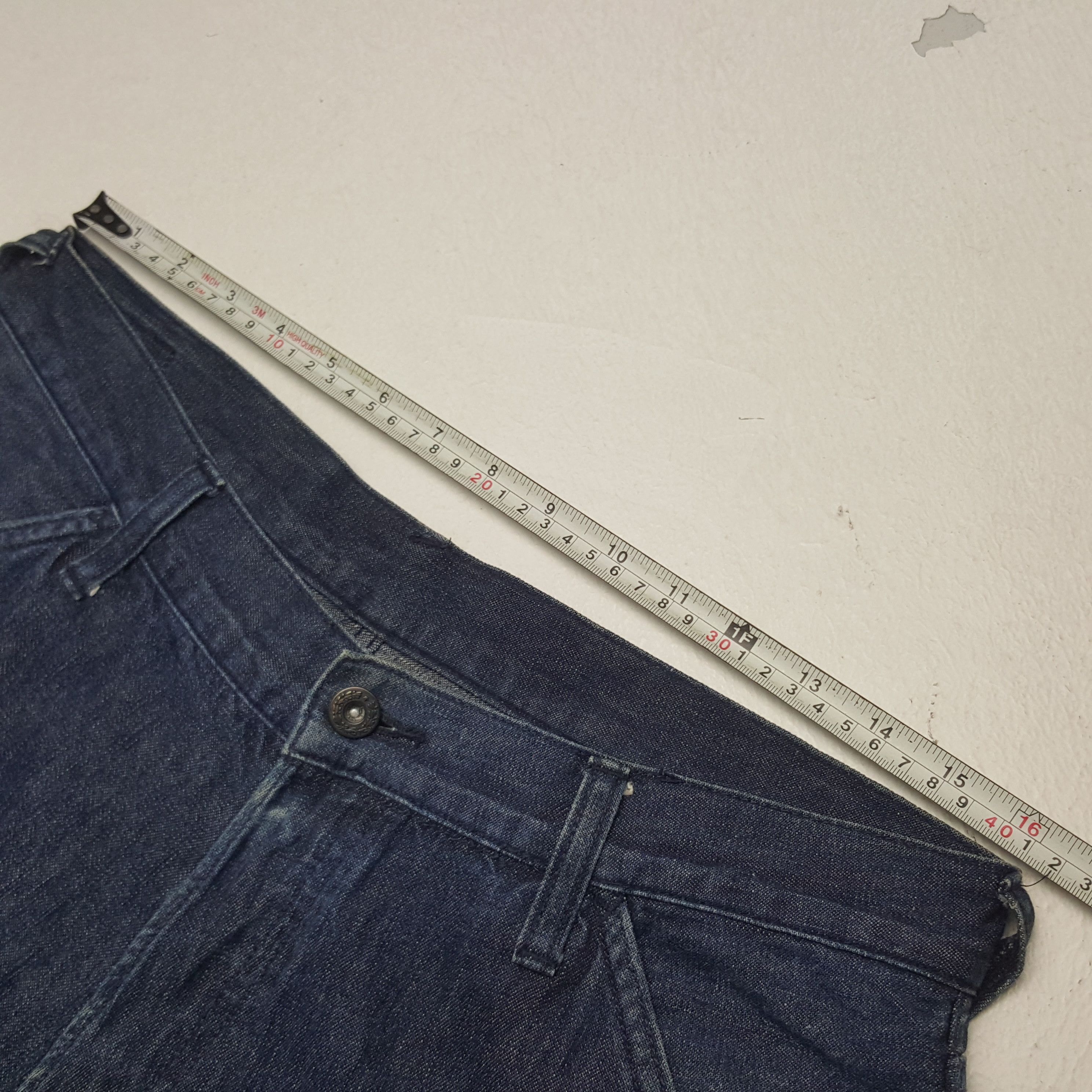 Evisu × Japanese Brand × Vintage Vintage Evisu Japanese Brand Daicock Custom Short Denim Jean Size US 32 / EU 48 - 5 Thumbnail