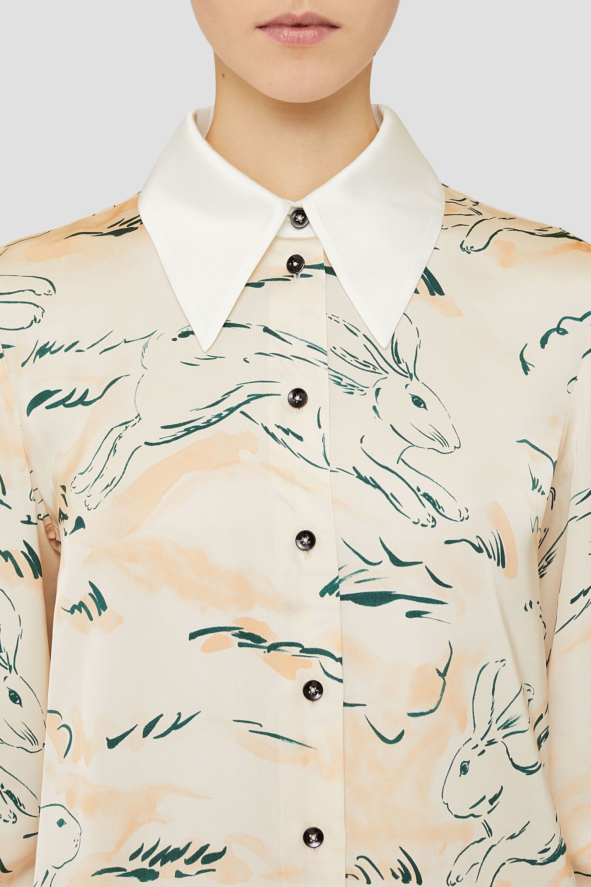 Jil Sander o1y1025 Patterned Shirt in Multicolor Size XS / US 0-2 / IT 36-38 - 2 Thumbnail