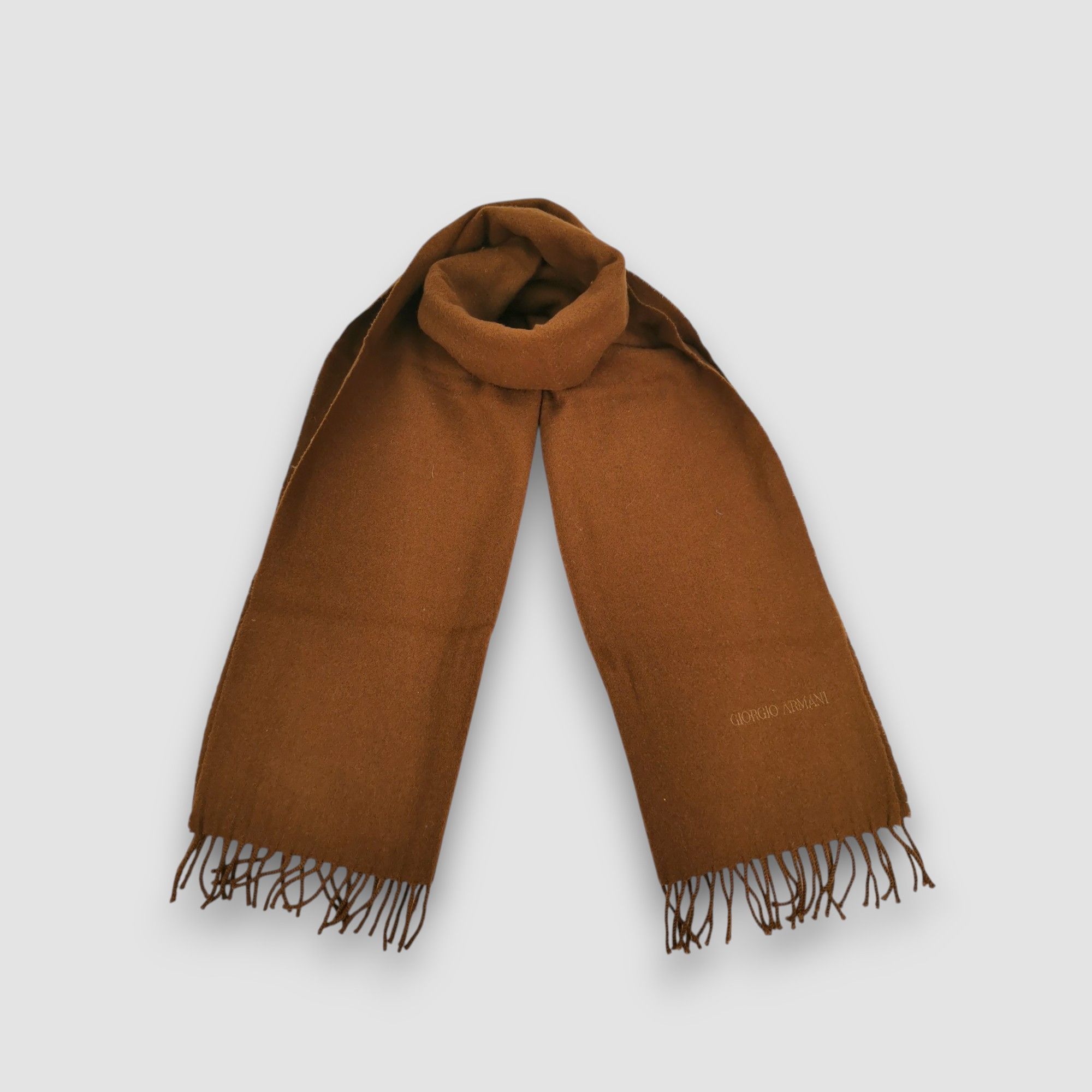 Polo Ralph Lauren Vintage Giorgio Armani Scarf Wool Muffler Winter Scarves Size ONE SIZE - 5 Thumbnail