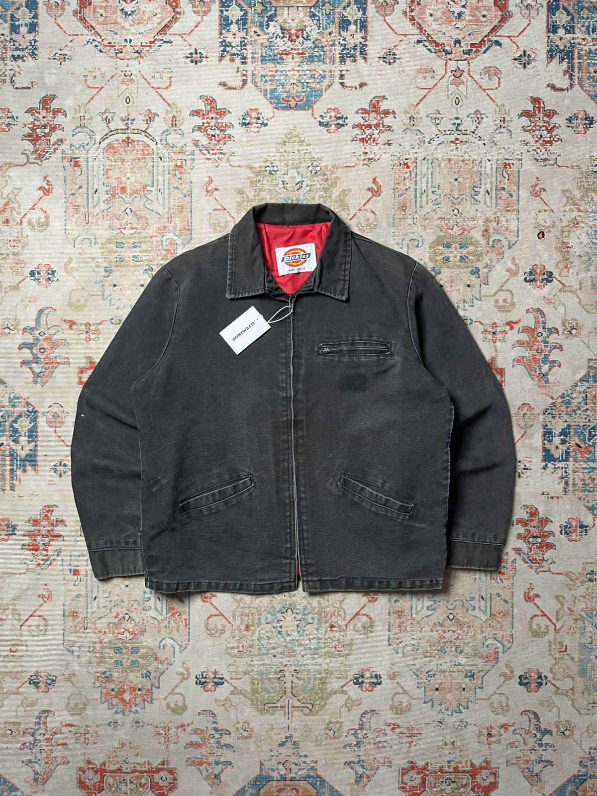 Dickies Vintage 90s Dickies Duck Canvas Detroit Painter Jacket Faded Size US M / EU 48-50 / 2 - 1 Thumbnail