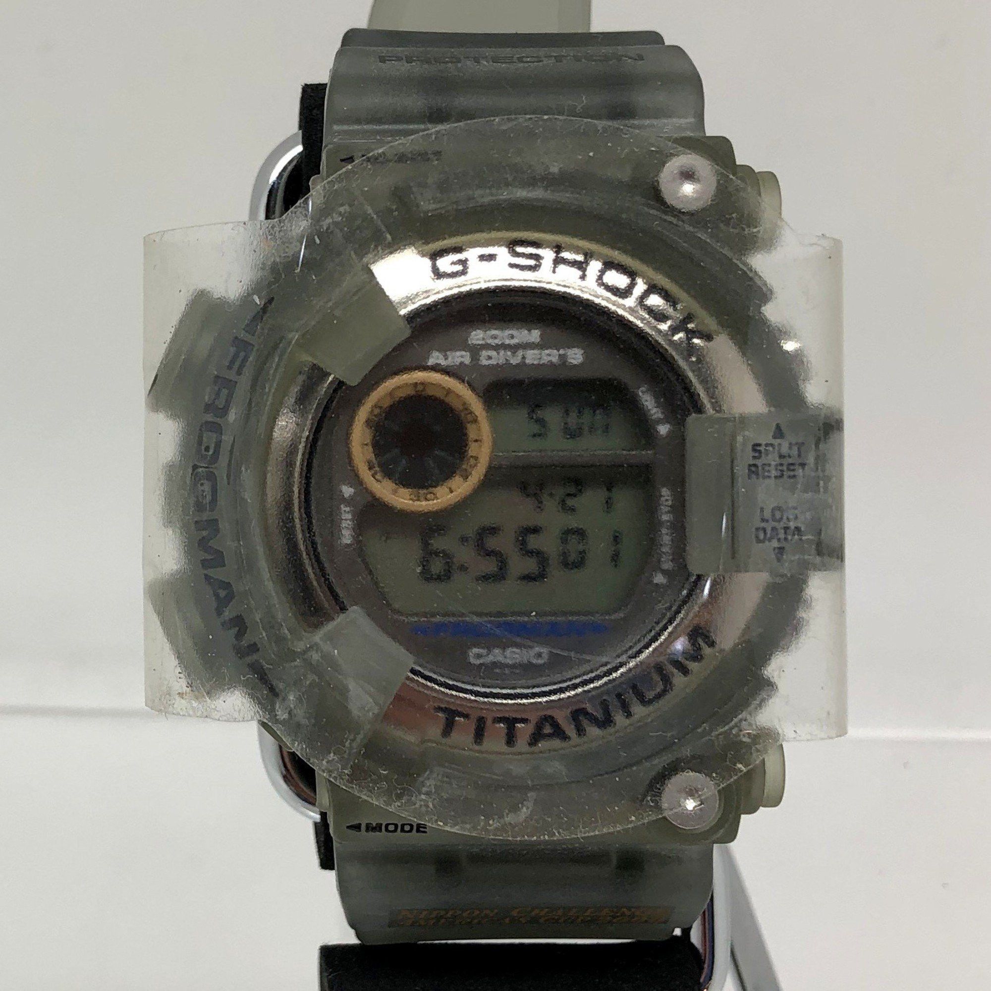 image of G-Shock Casio Watch Dw-8200Ac-8T America's Cup Nippon Challenge 2000 Frogman Grey Skeleton Men's Mi