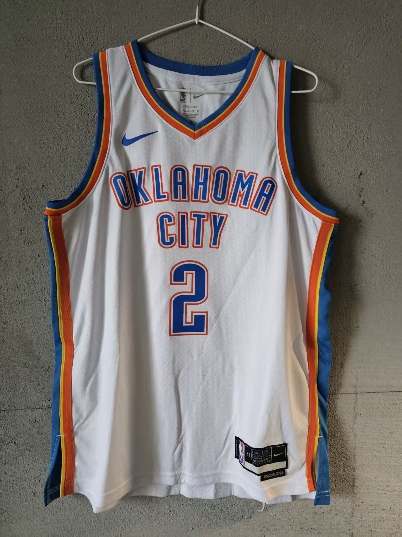 NBA Thunder #2 Shai Gilgeous-Alexander Jersey Size US M / EU 48-50 / 2 - 1 Thumbnail
