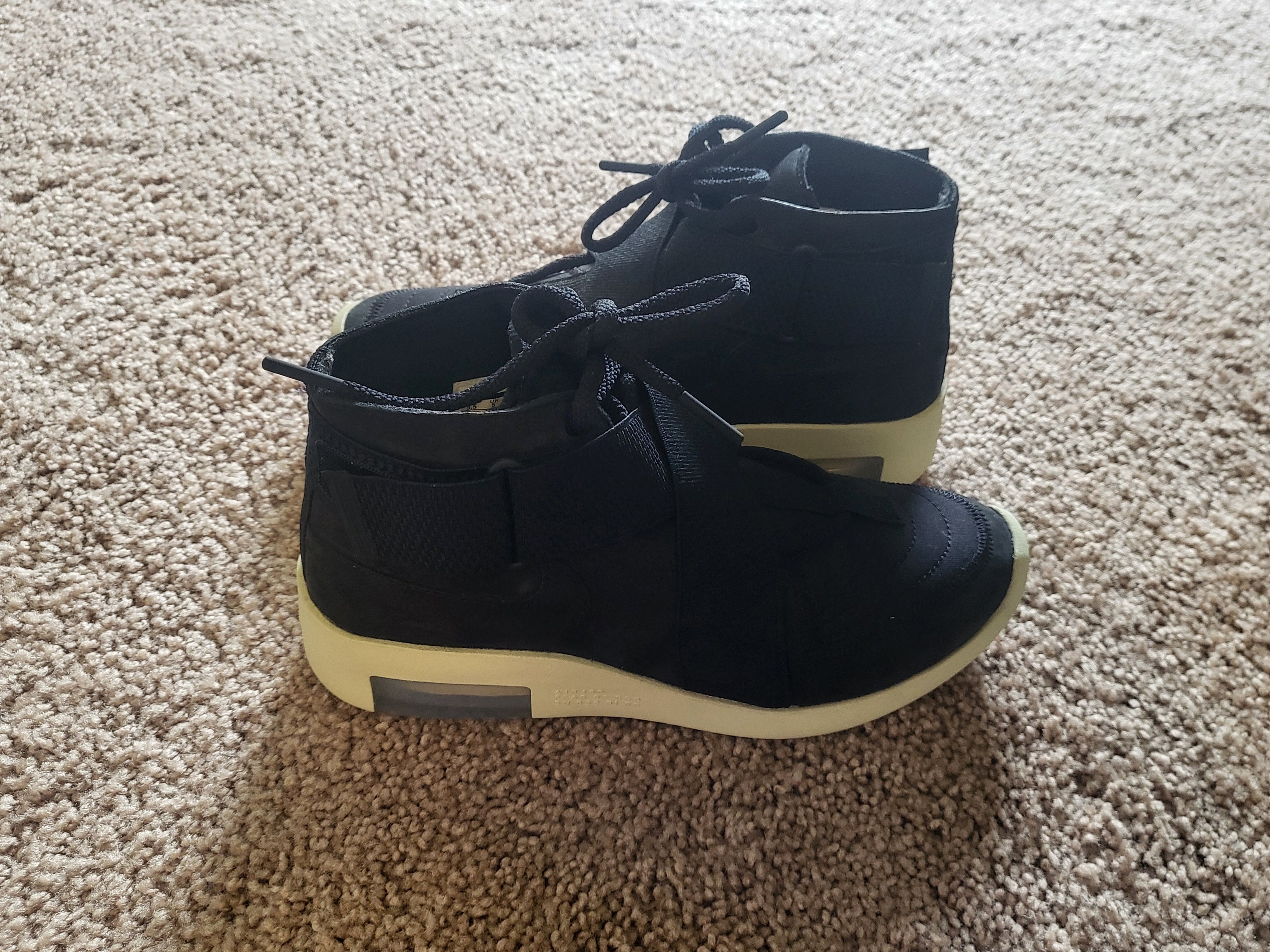 Nike Air Fear of God Raid Black US Size (7W)