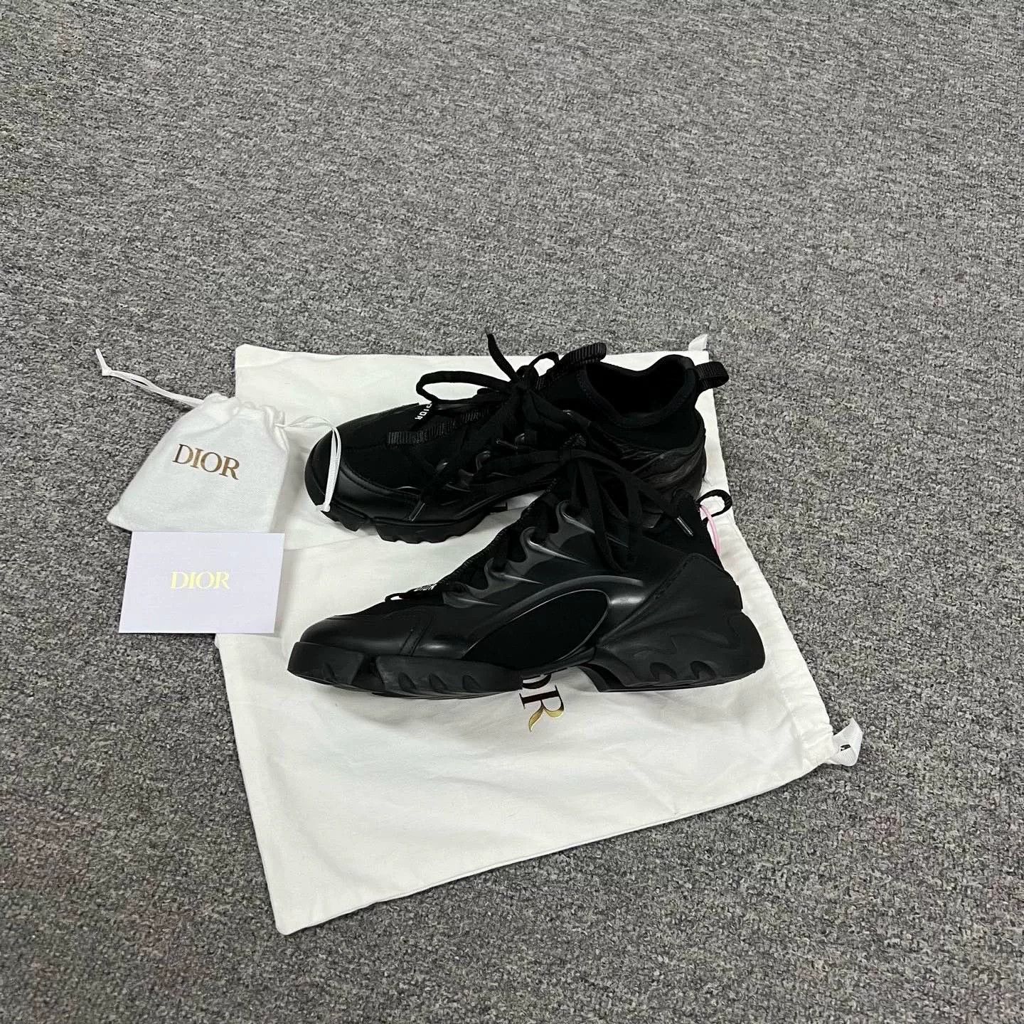 Dior Dior D-Connect Black Dad Shoes Size US 5.5 / IT 35.5 - 1 Thumbnail