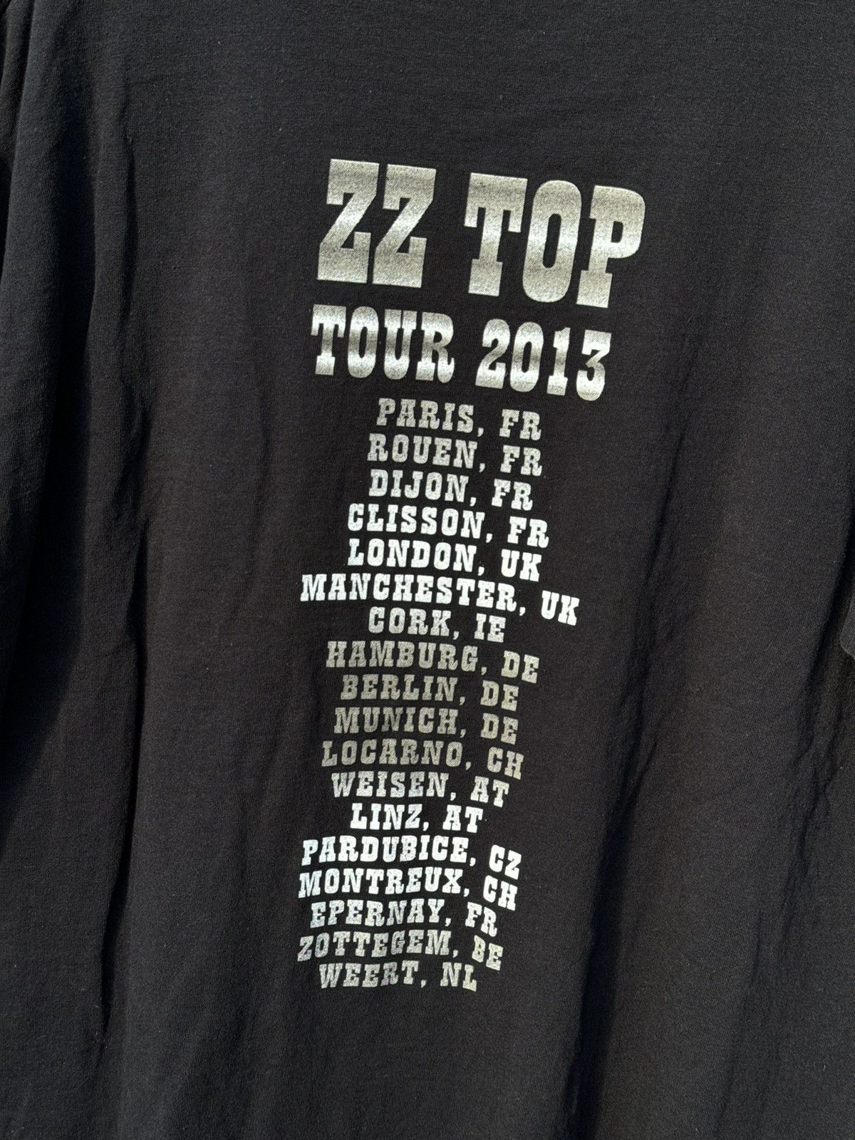 Band Tees ZZ Top 2013 tour tee Size US XL / EU 56 / 4 - 8 Thumbnail