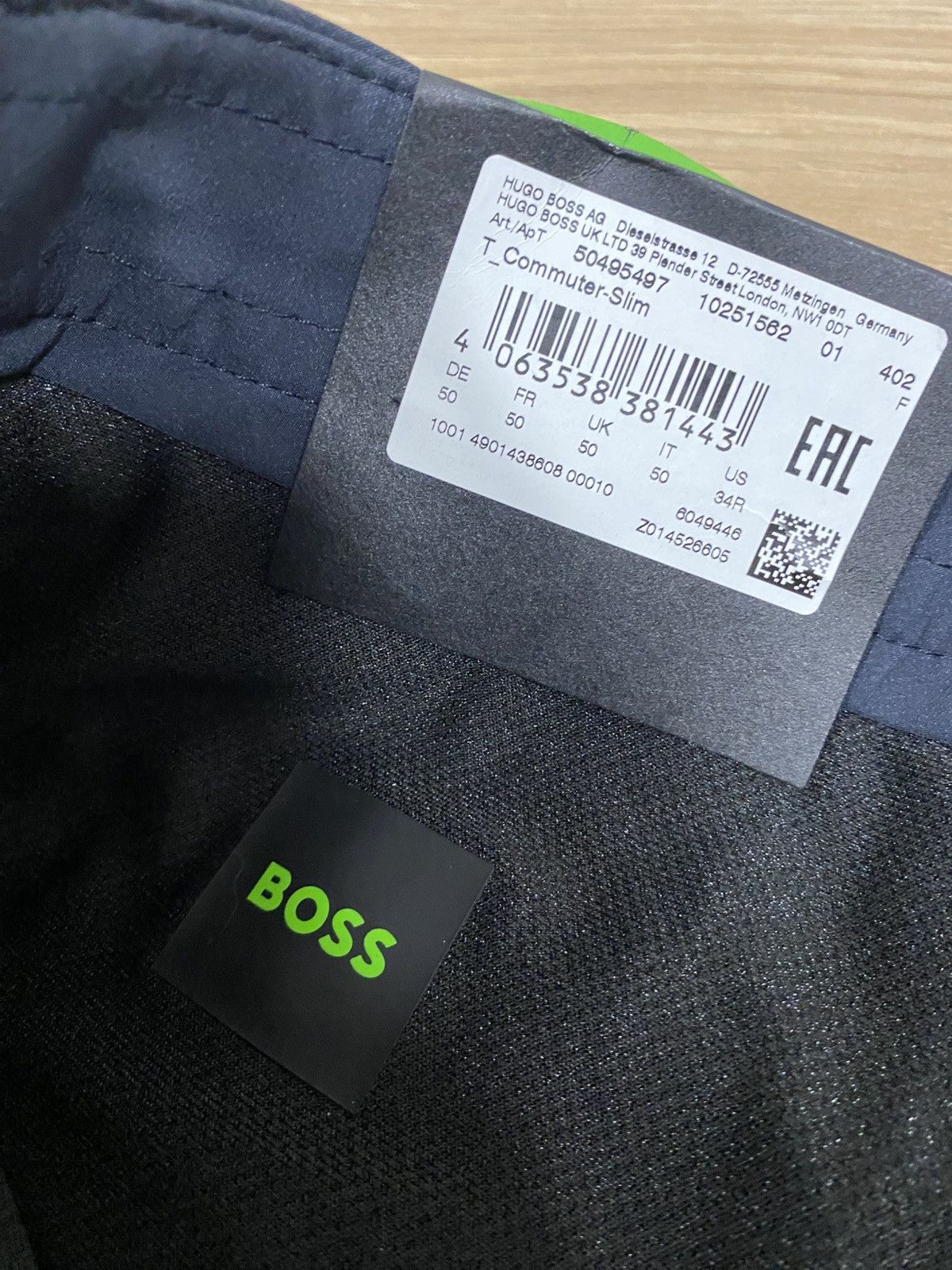 Hugo Boss Hugo Boss T-Commuter Slim Casual Pants Size: 50 NWT Size US 34 / EU 50 - 5 Thumbnail