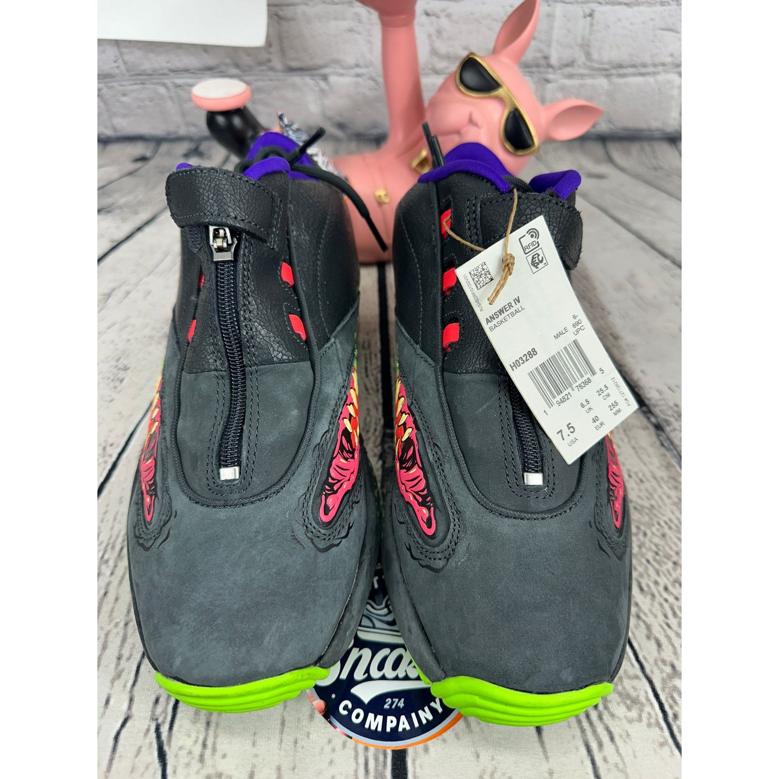 Reebok Reebok Answer Iverson Ghostbusters Basketball Shoes Mens 7.5 Size US 7.5 / EU 40-41 - 2 Thumbnail