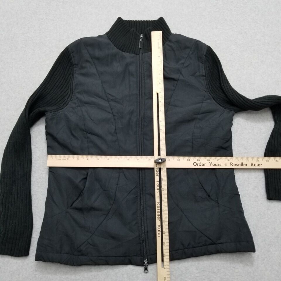 Other Carolyn Taylor Jacket Womens Medium Black Full Zip Pockets Size M / US 6-8 / IT 42-44 - 5 Thumbnail