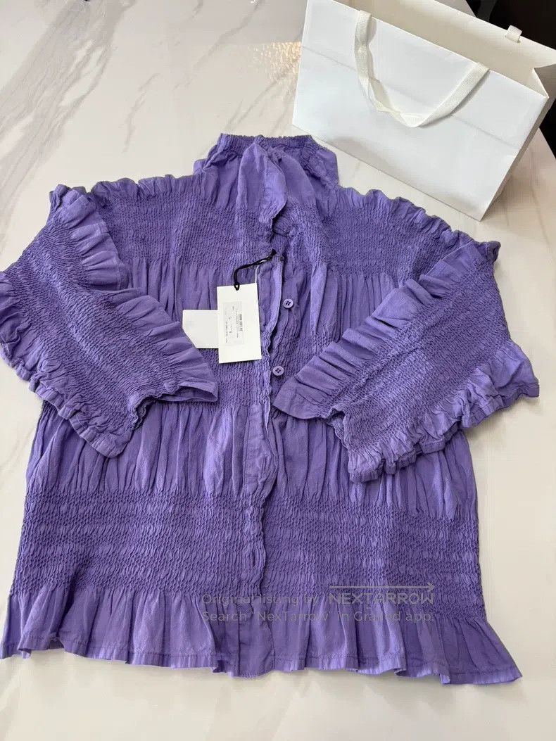 Issey Miyake Issey Miyake Pleated Casual Long-sleeve Top Size S / US 4 / IT 40 - 1 Thumbnail