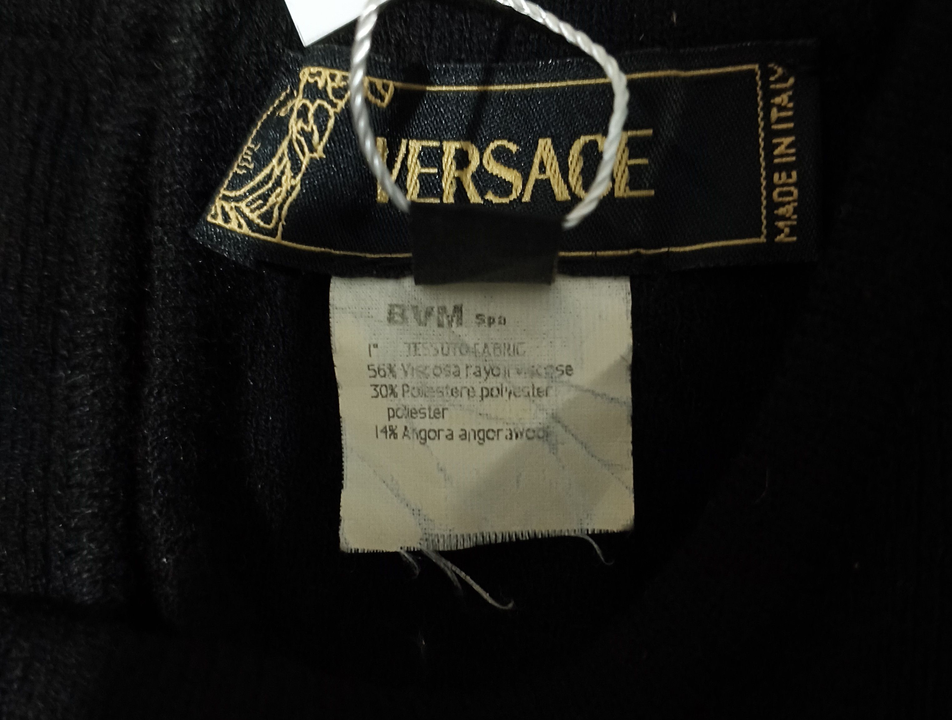 Versace Y2K Versace Gothic Luxury Sleeveless Knit Top Black Size XS / US 0-2 / IT 36-38 - 8 Thumbnail