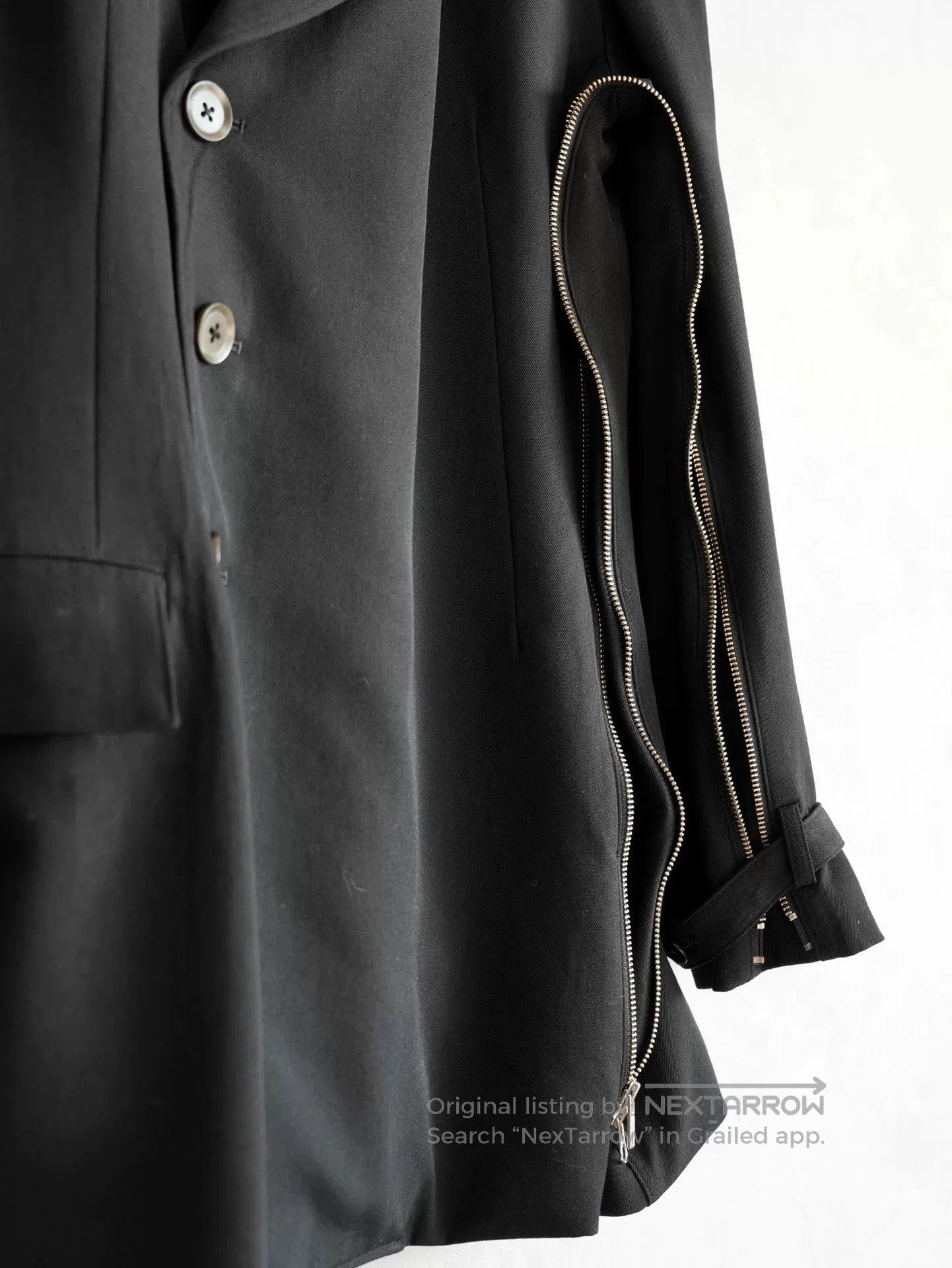 Yohji Yamamoto Yohji Yamamoto Zip Handcuff Jacket. Size US L / EU 52-54 / 3 - 4 Thumbnail